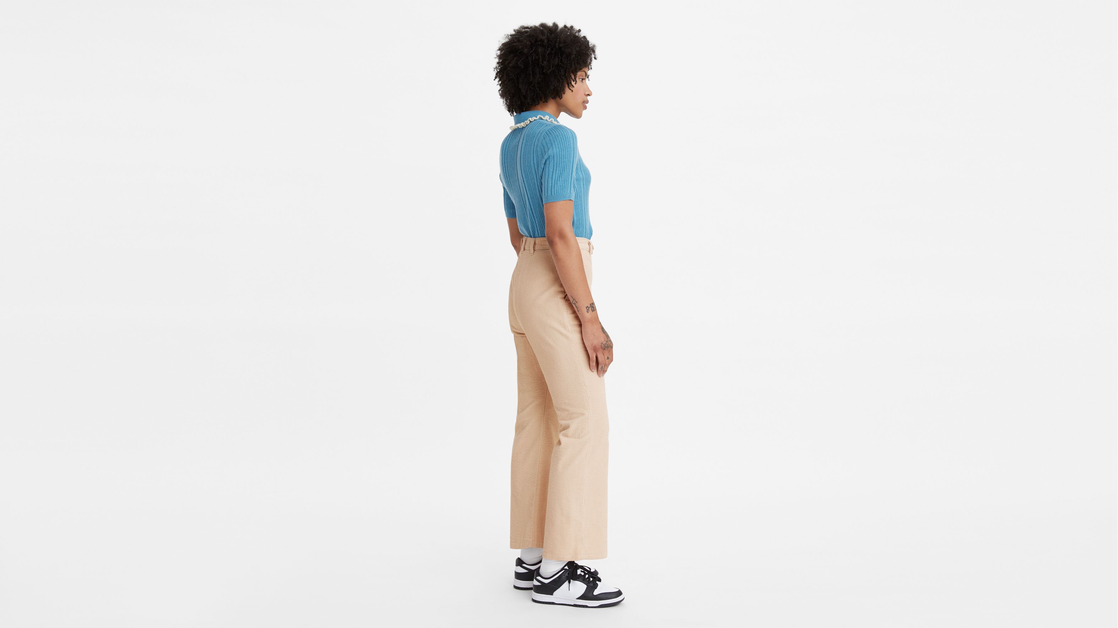 Math Club Flare Corduroy Women's Trousers - Brown | Levi's® CA