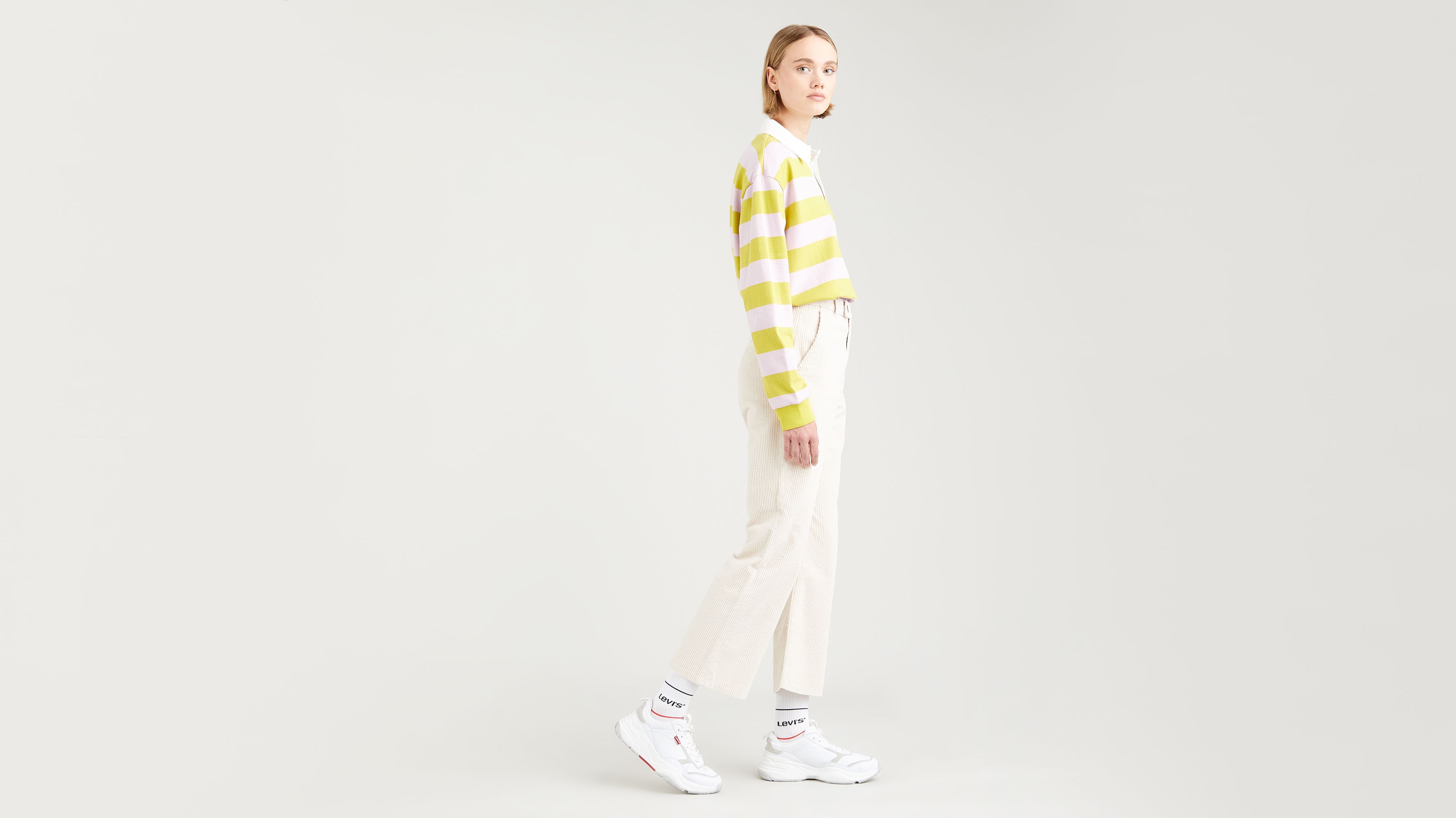 Math Club Fløjlsbukser med svaj 2