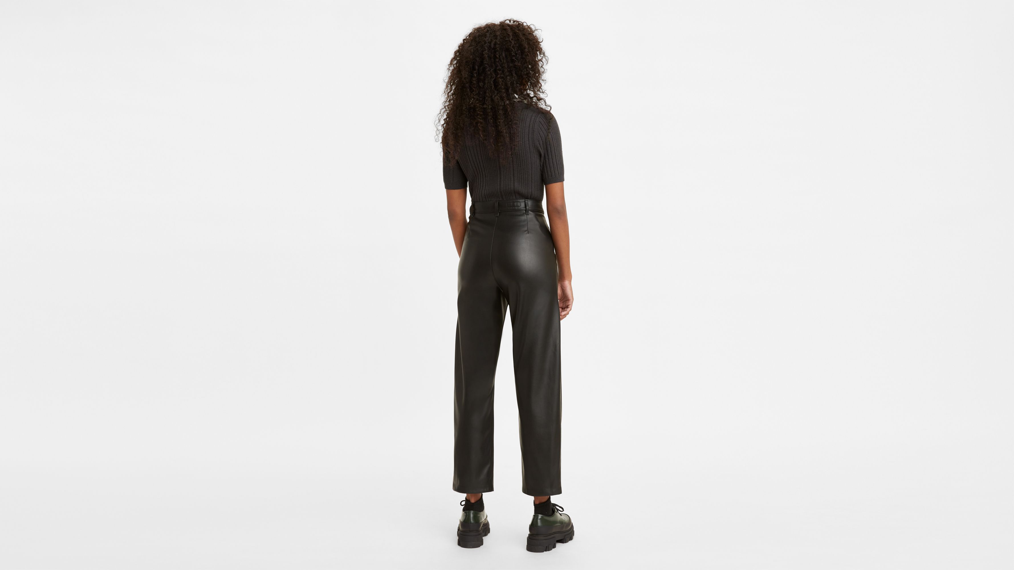 Math Club Faux Leather Women's Pants - Black | Levi's® US