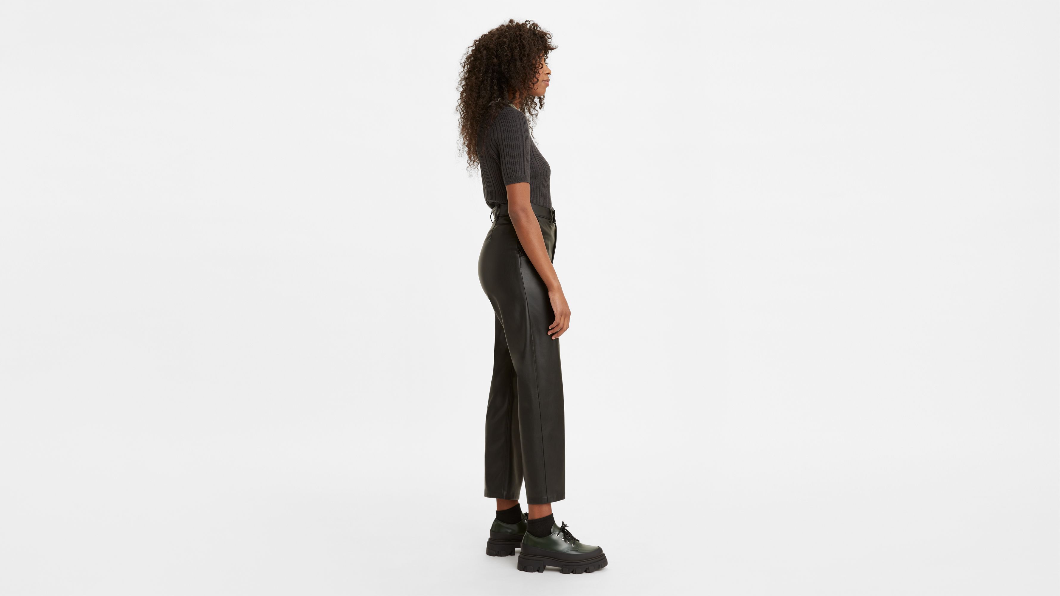 Math Club Faux Leather Women's Pants - Black | Levi's® US