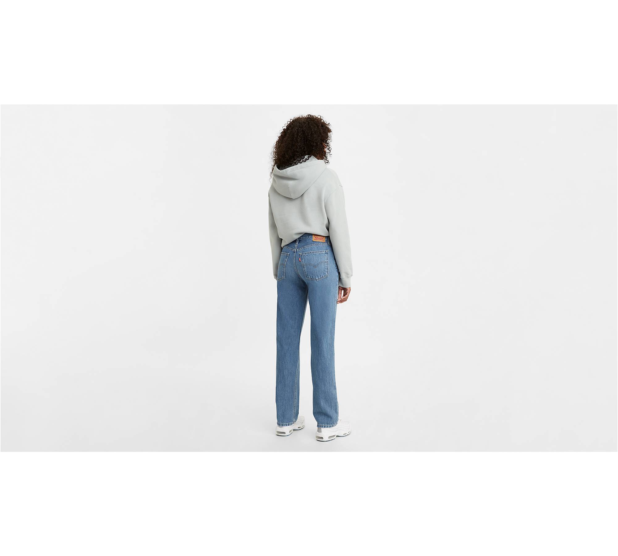 WOMEN TROUSER  Levi's® HIGH WAISTED STRAIGHT – Straight leg jeans –  charlie boy/light-blue denim – AY57836 - FASHION HOT SALE
