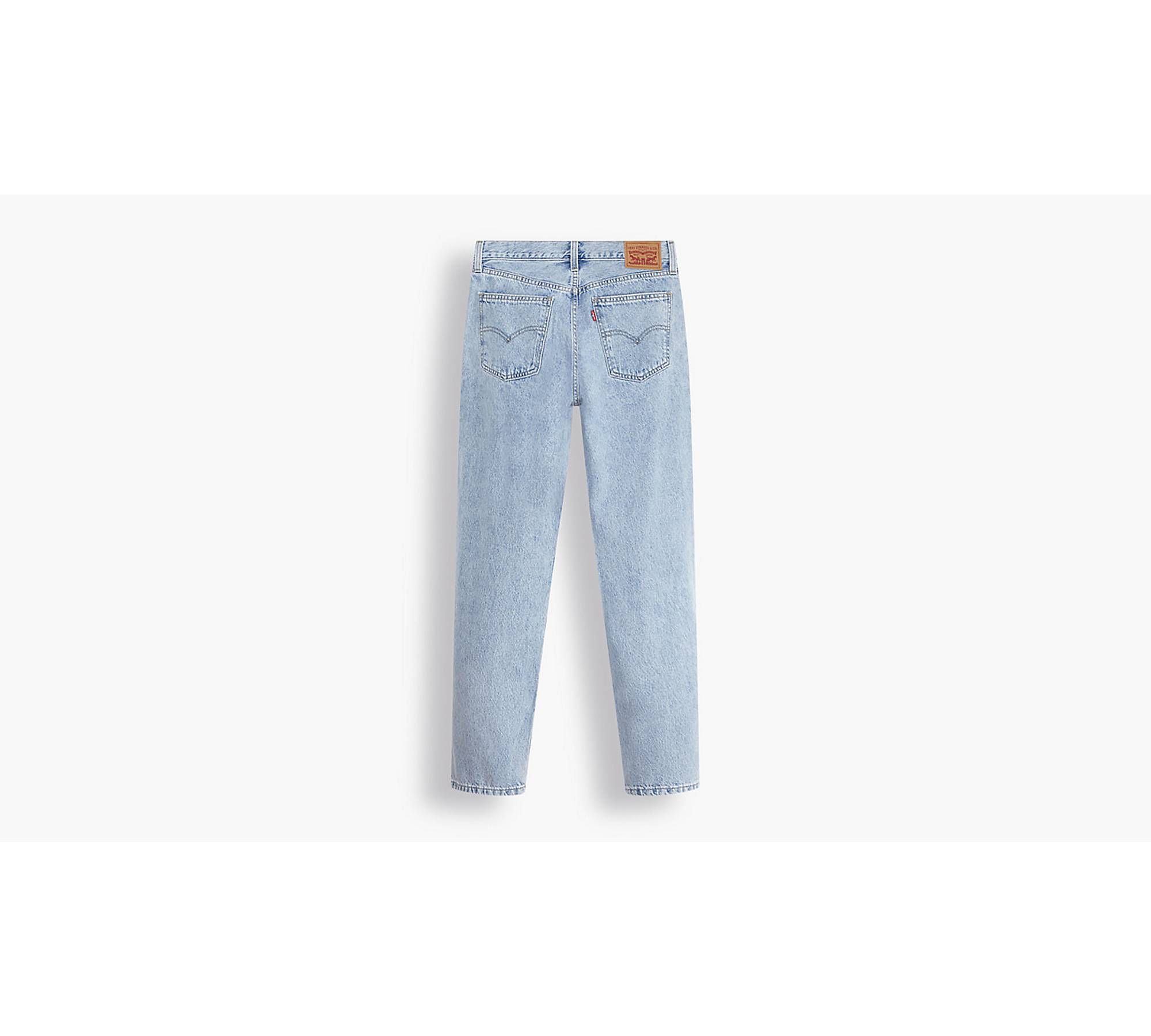 LEVI'S Womens Denizen Straight Capri Jeans US 10 Large W32 L20 Blue Cotton, Vintage & Second-Hand Clothing Online
