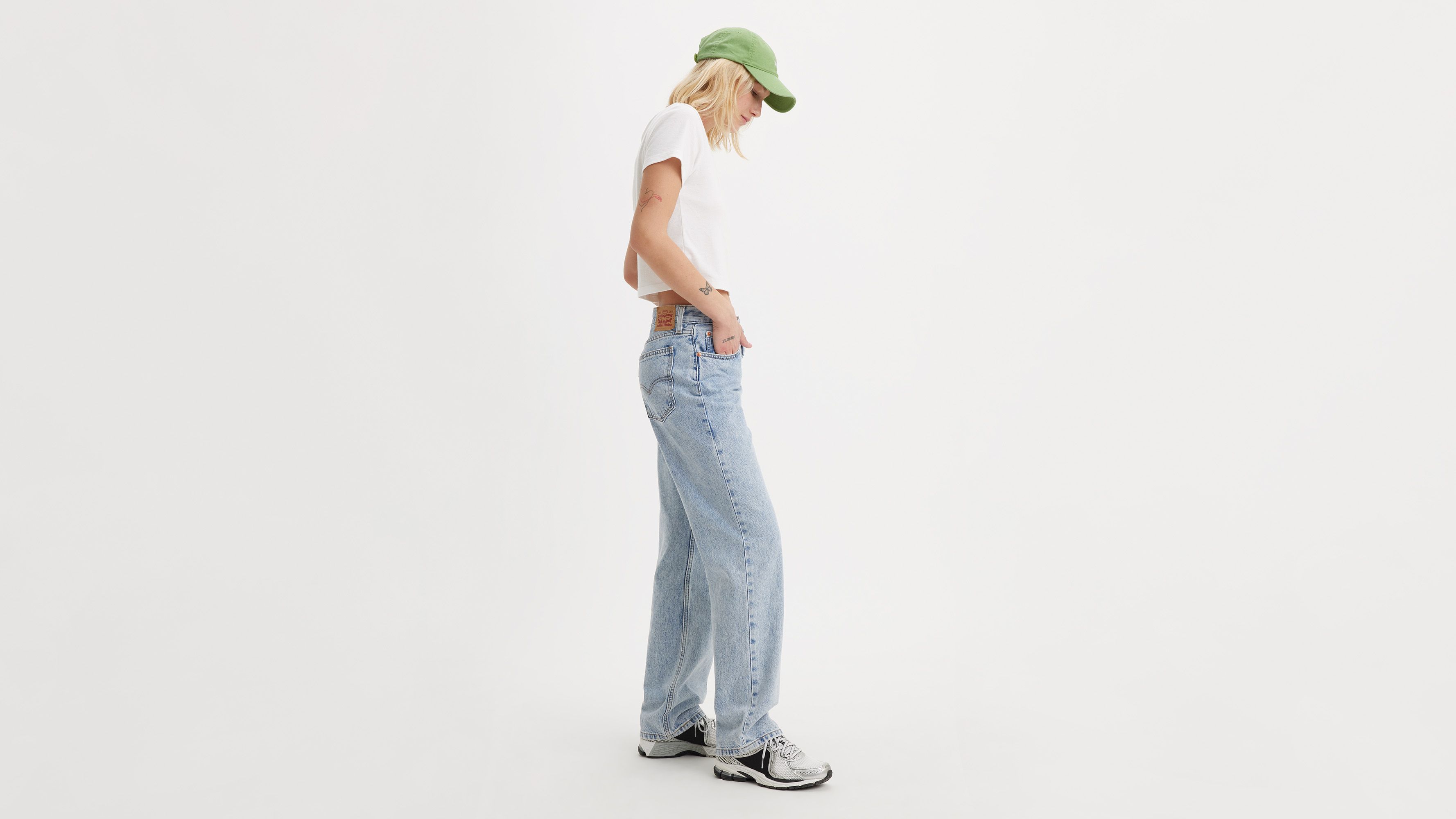 LEVI'S Low Pro Womens Jeans - Charlie Glow Up