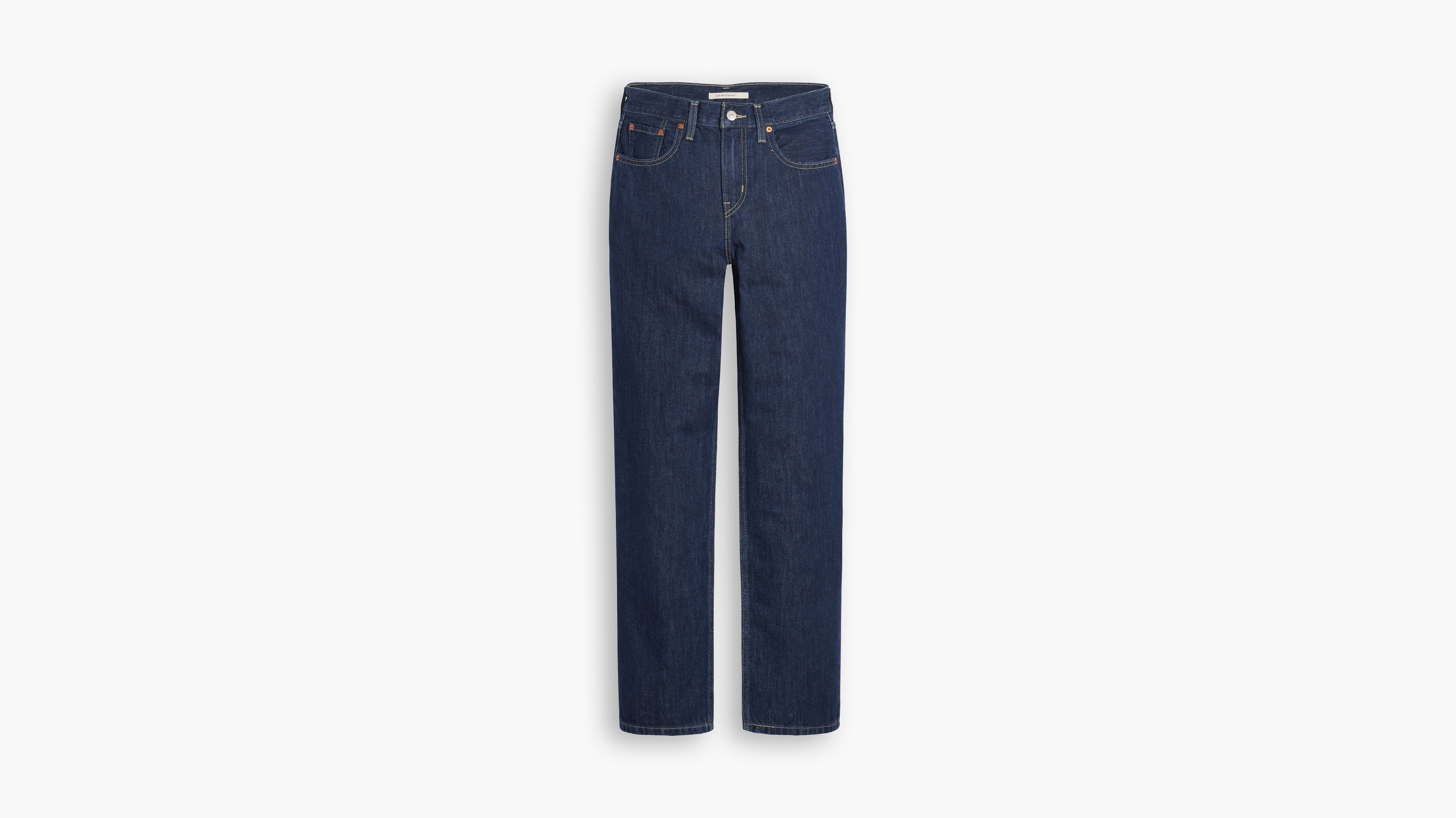 levi's high rise low pro straight jeans