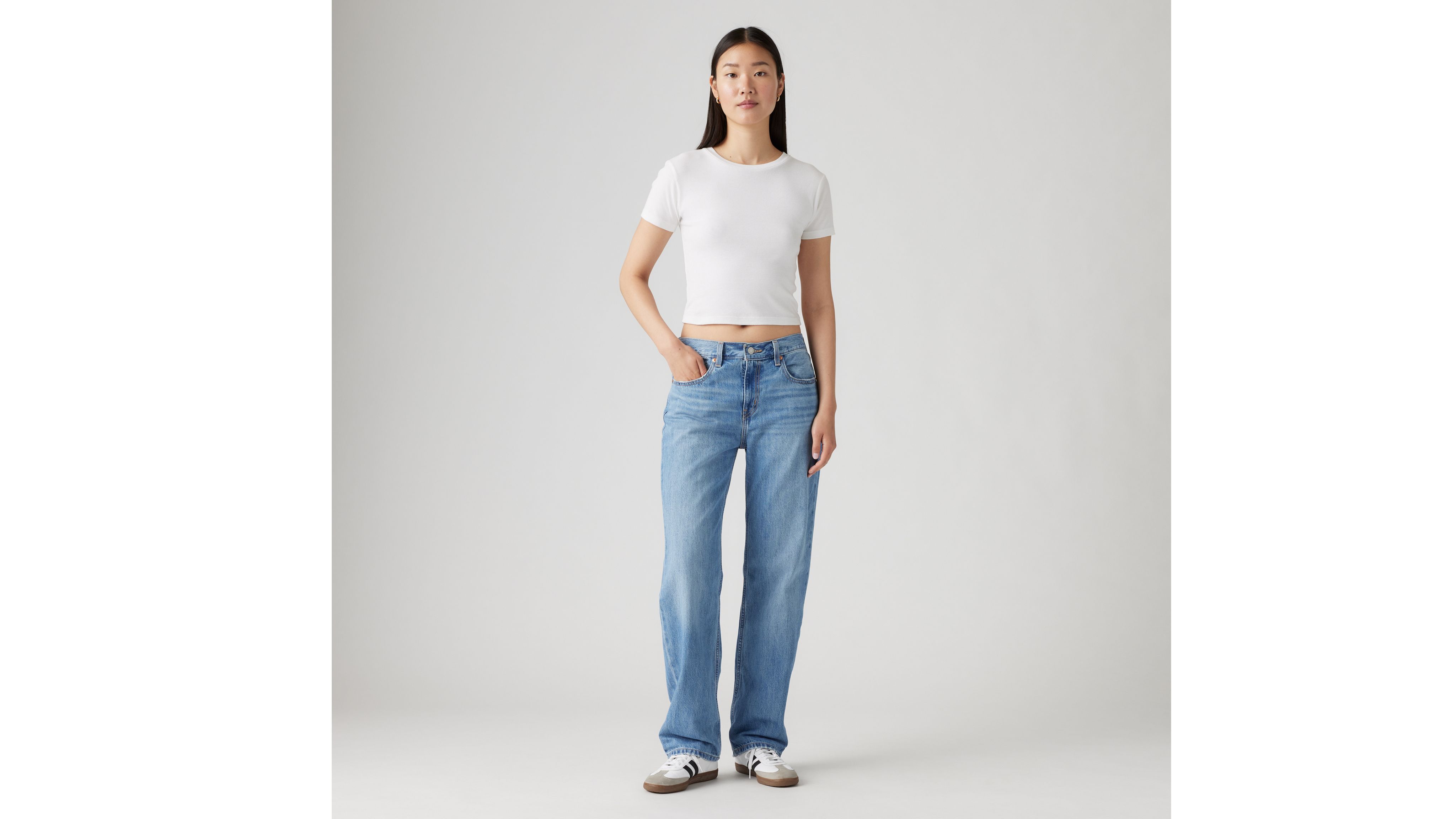 Levi's Women's Wedgie Straight-Leg High Rise Cropped Jeans - Macy's