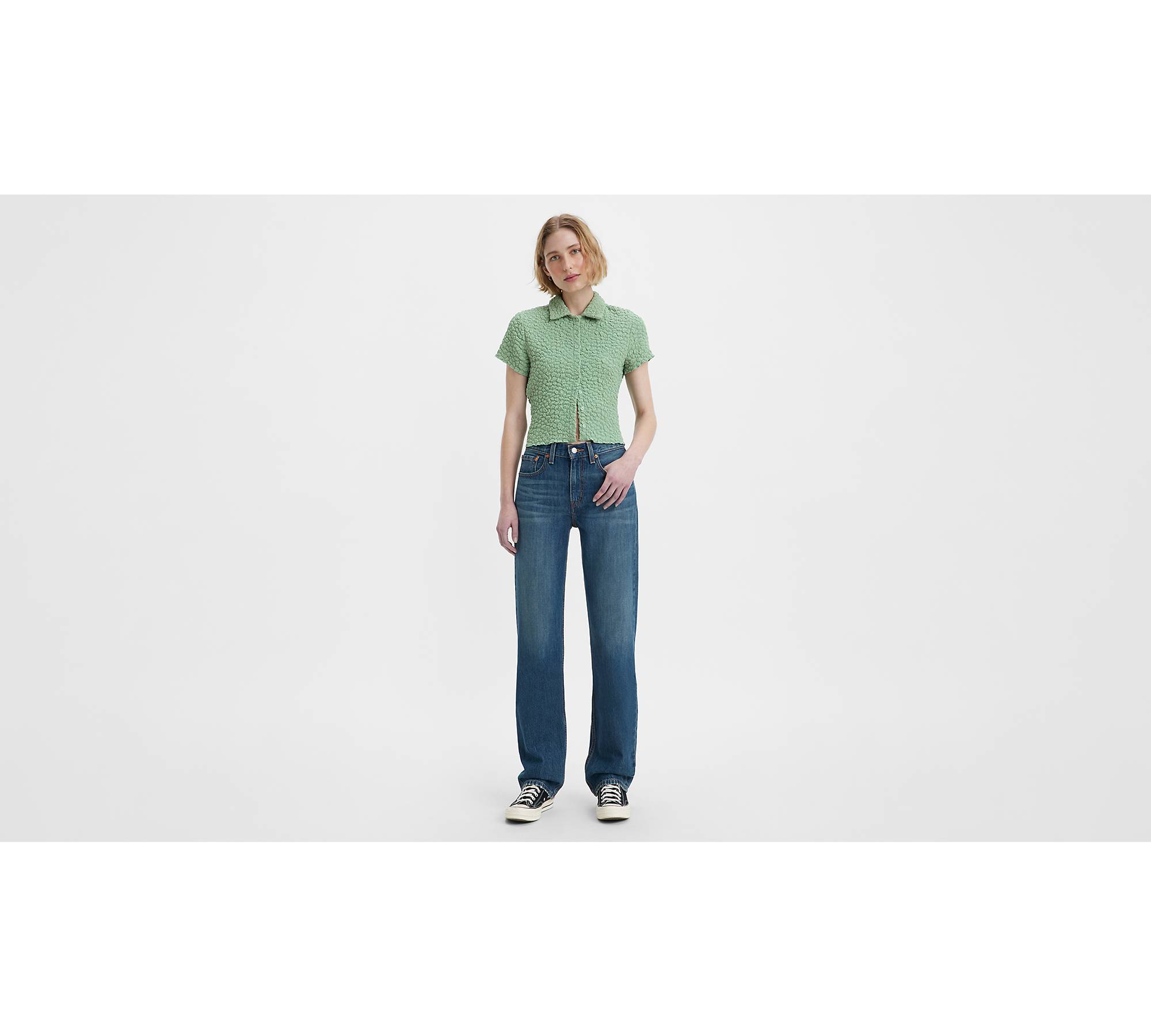 LEVI'S Low Pro Womens Jeans - Charlie Glow Up