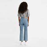 High Rise Cropped Flare Women's Jeans 3