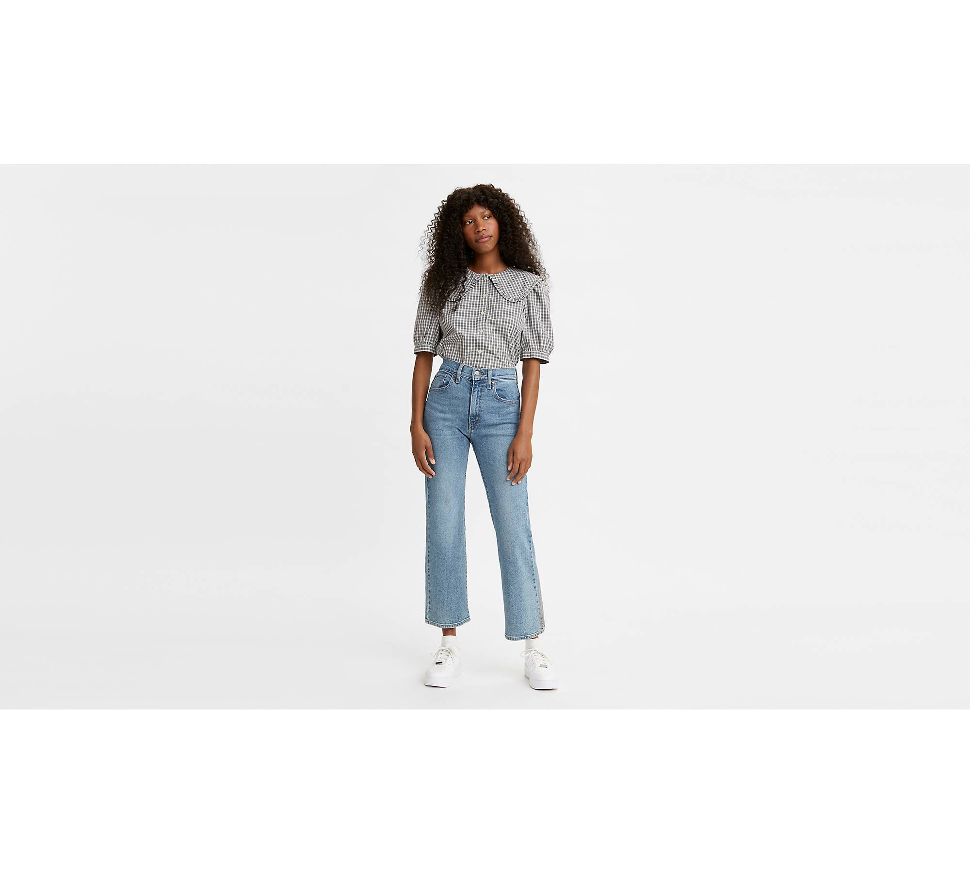 Women's High Rise Cropped Jeans