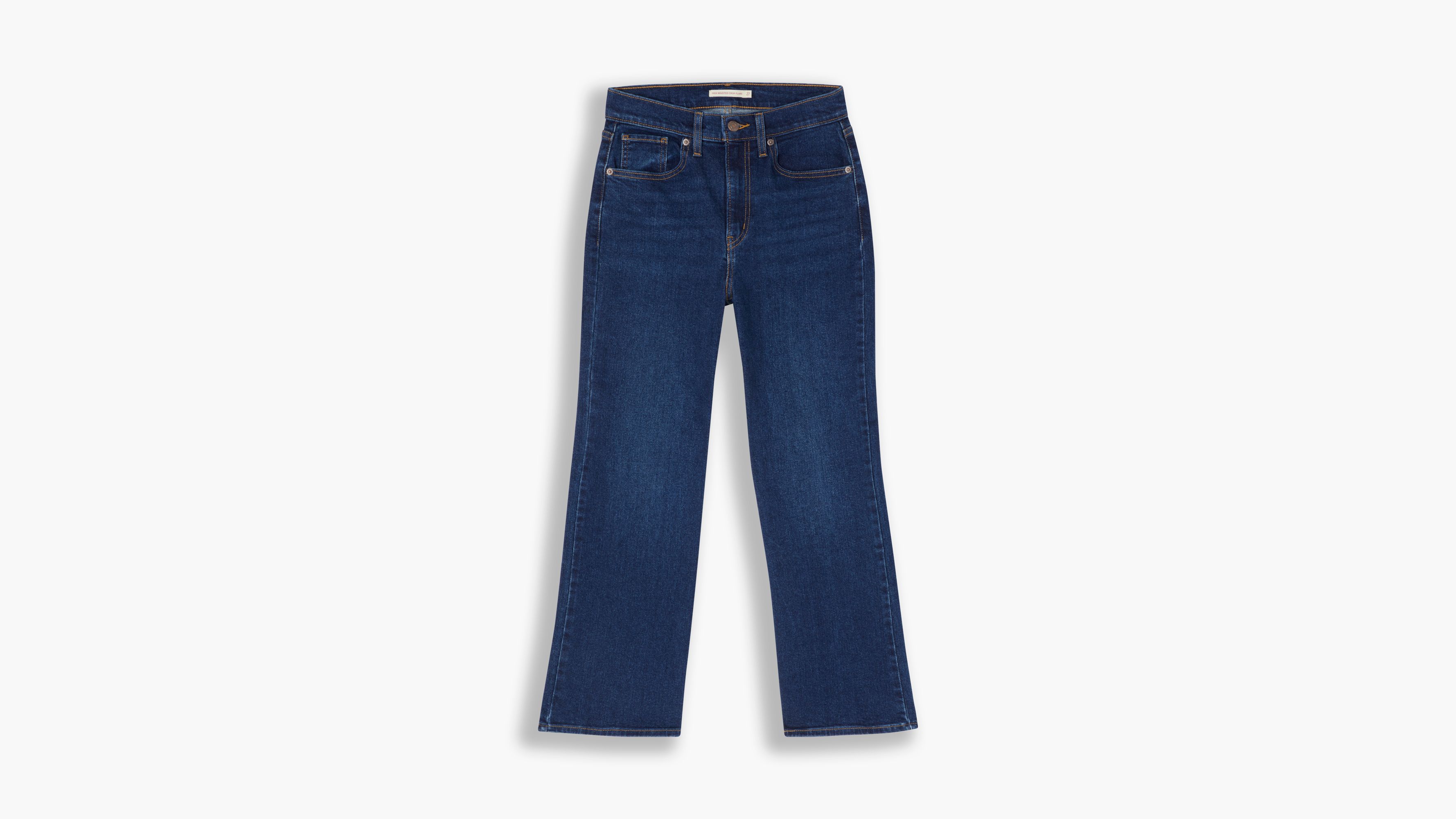 High Rise Cropped Flare Women's Jeans 6