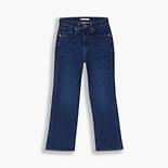 High Waisted Cropped Flare Jeans 6