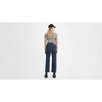 High Rise Cropped Flare Women's Jeans 3