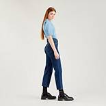 High Waisted Cropped Flare Jeans 2