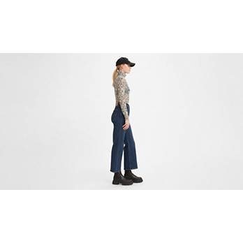 High Rise Cropped Flare Women's Jeans 2