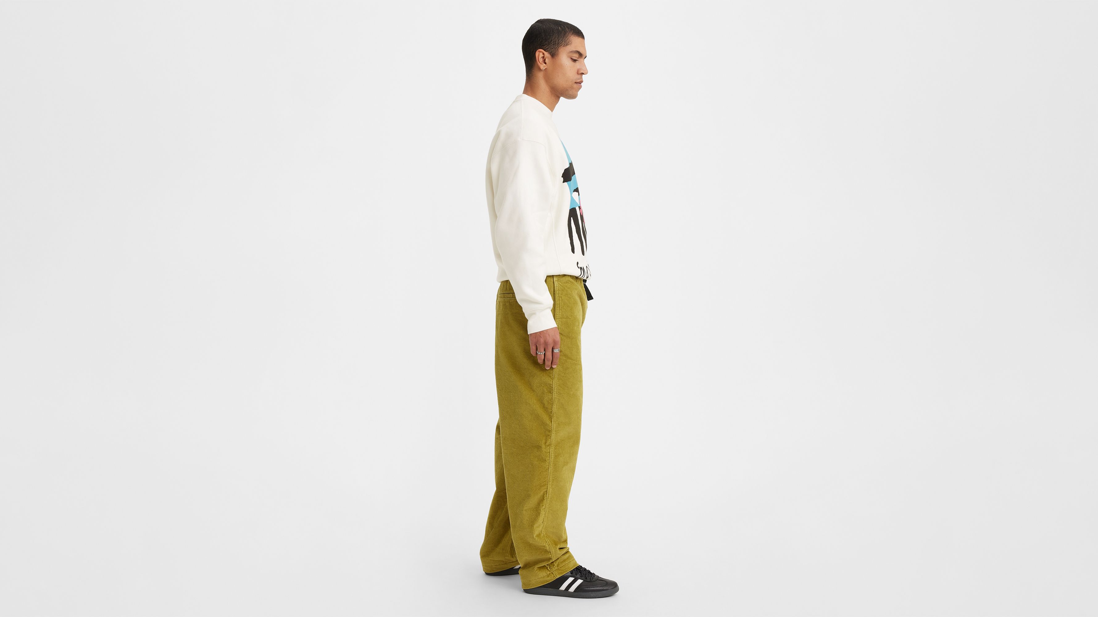 Levi's® Skate Quick Release Corduroy Men's Pants - Green | Levi's 