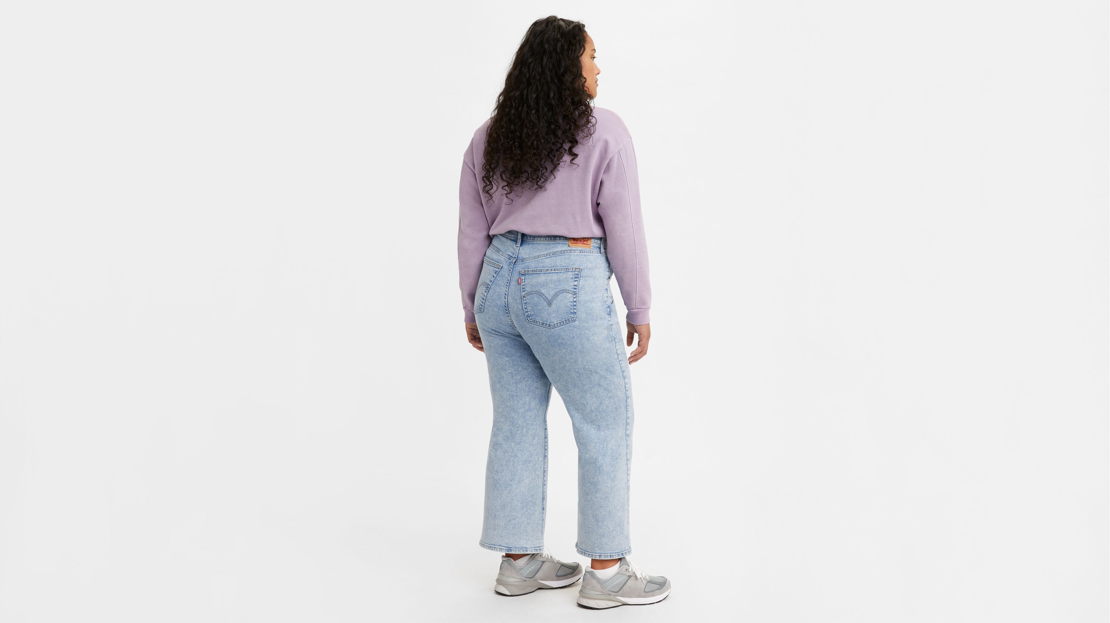High Rise Cropped Flare Women's Jeans (plus Size) - Light Wash | Levi's® US