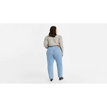 70's High Rise Straight Fit Women's Jeans (plus Size) - Medium 