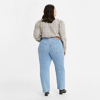 70's High Straight Jeans (Plus) 3