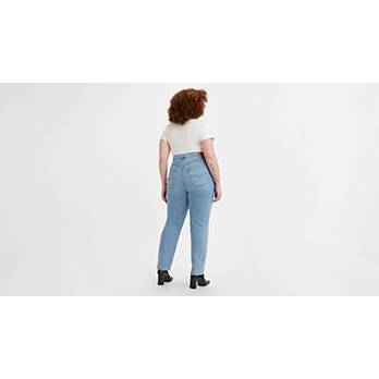 70's High Slim Straight Women's Jeans (Plus Size) 4