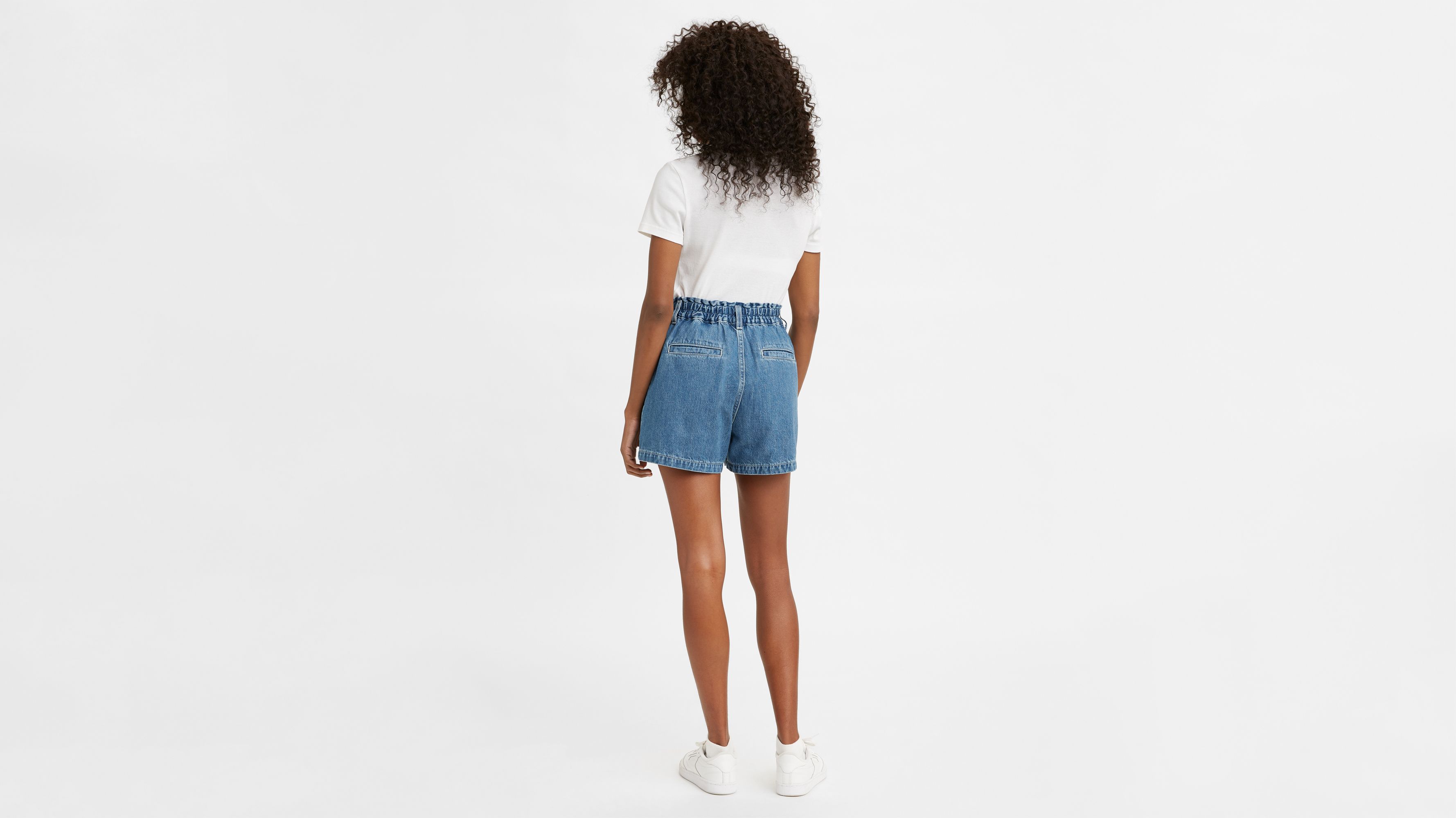 High Waist A-Line Shorts 3