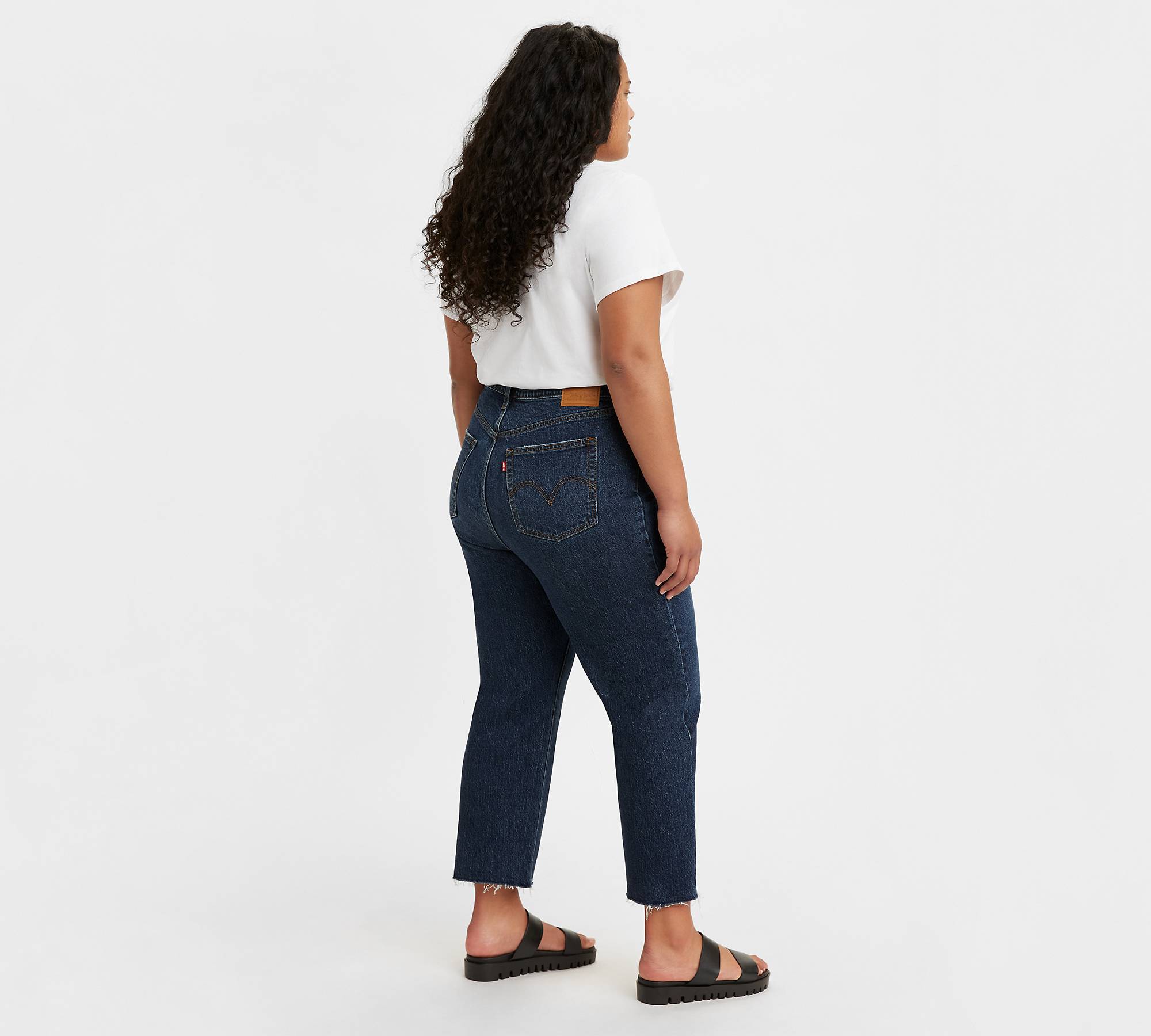 Wedgie Straight Fit Women's Jeans (plus Size) - Dark Wash | Levi's® US