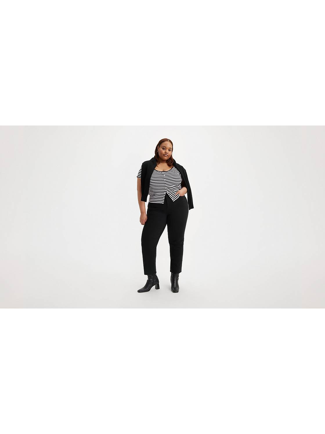 Shop Plus Size Natural Relaxed Pant in Black