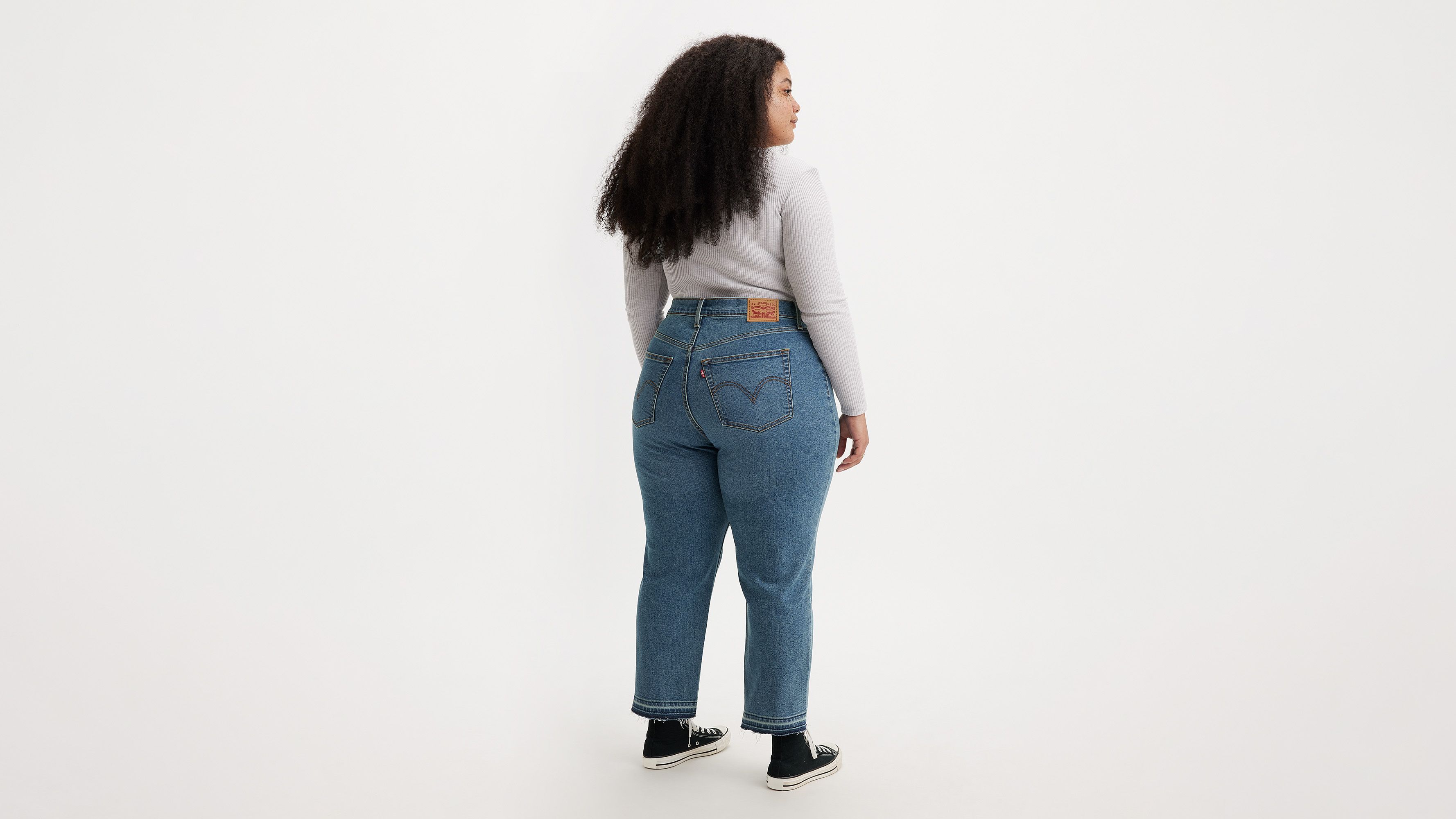 Plus size hot sale wedgie jeans