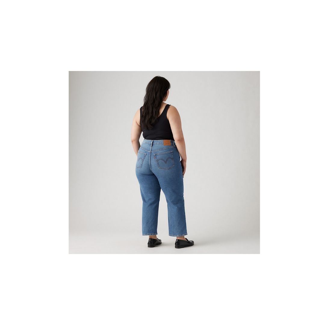 Levi's Wedgie Straight Jeans (plus) In Blue