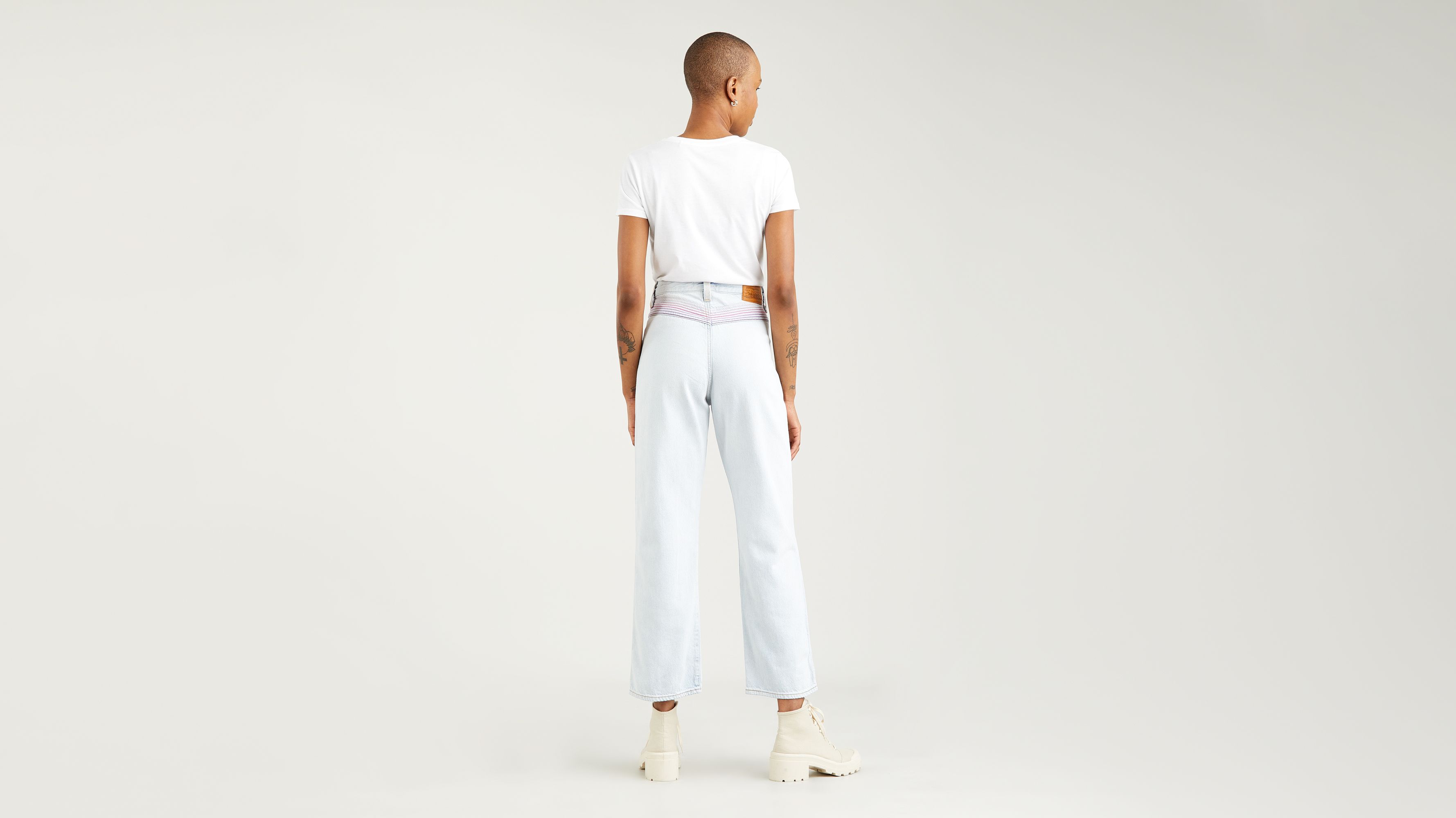 Jean Ribcage Straight Ankle Rainbow 3