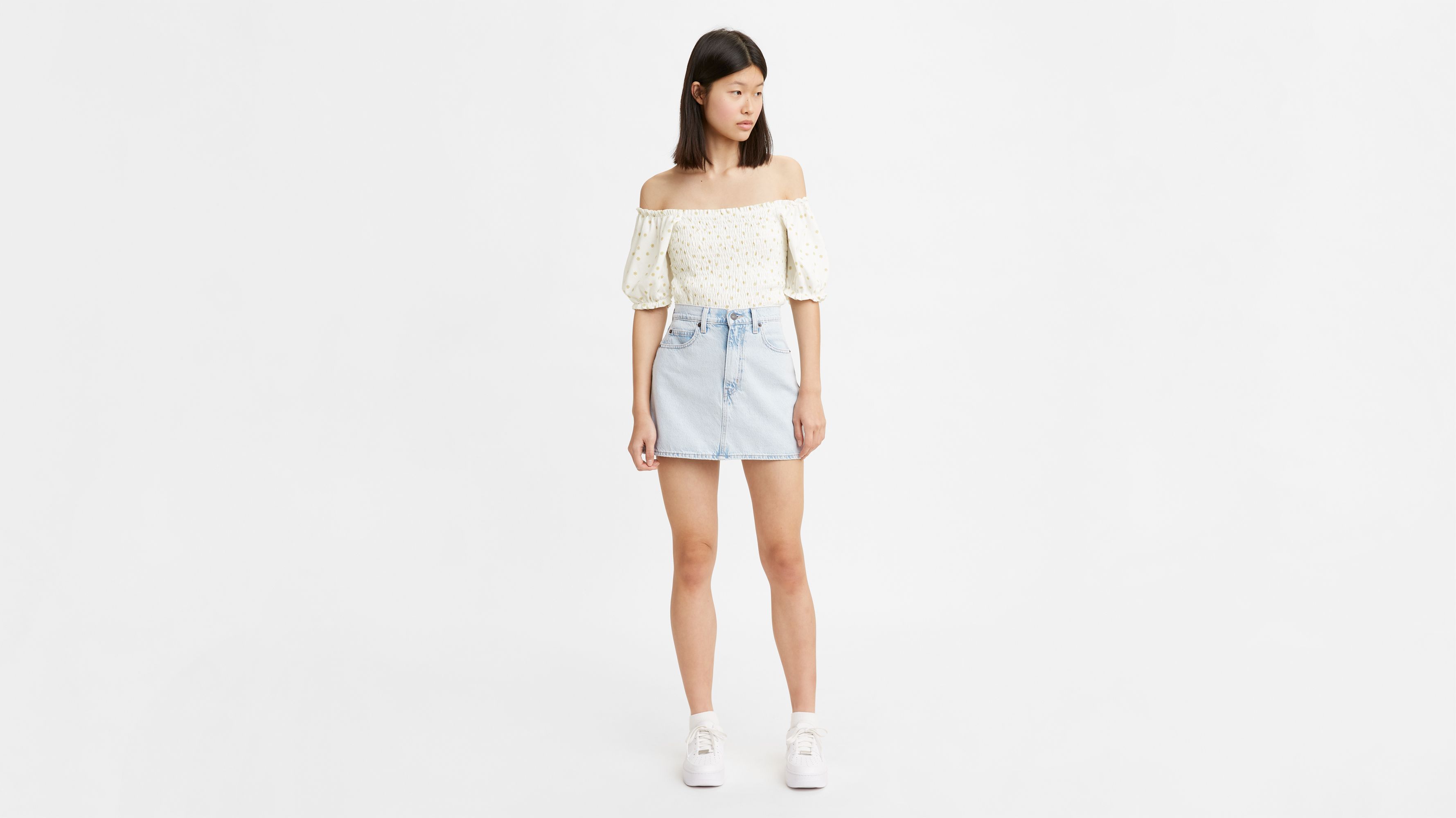 70's High Micro Mini Skirt - Blue | Levi's® GB