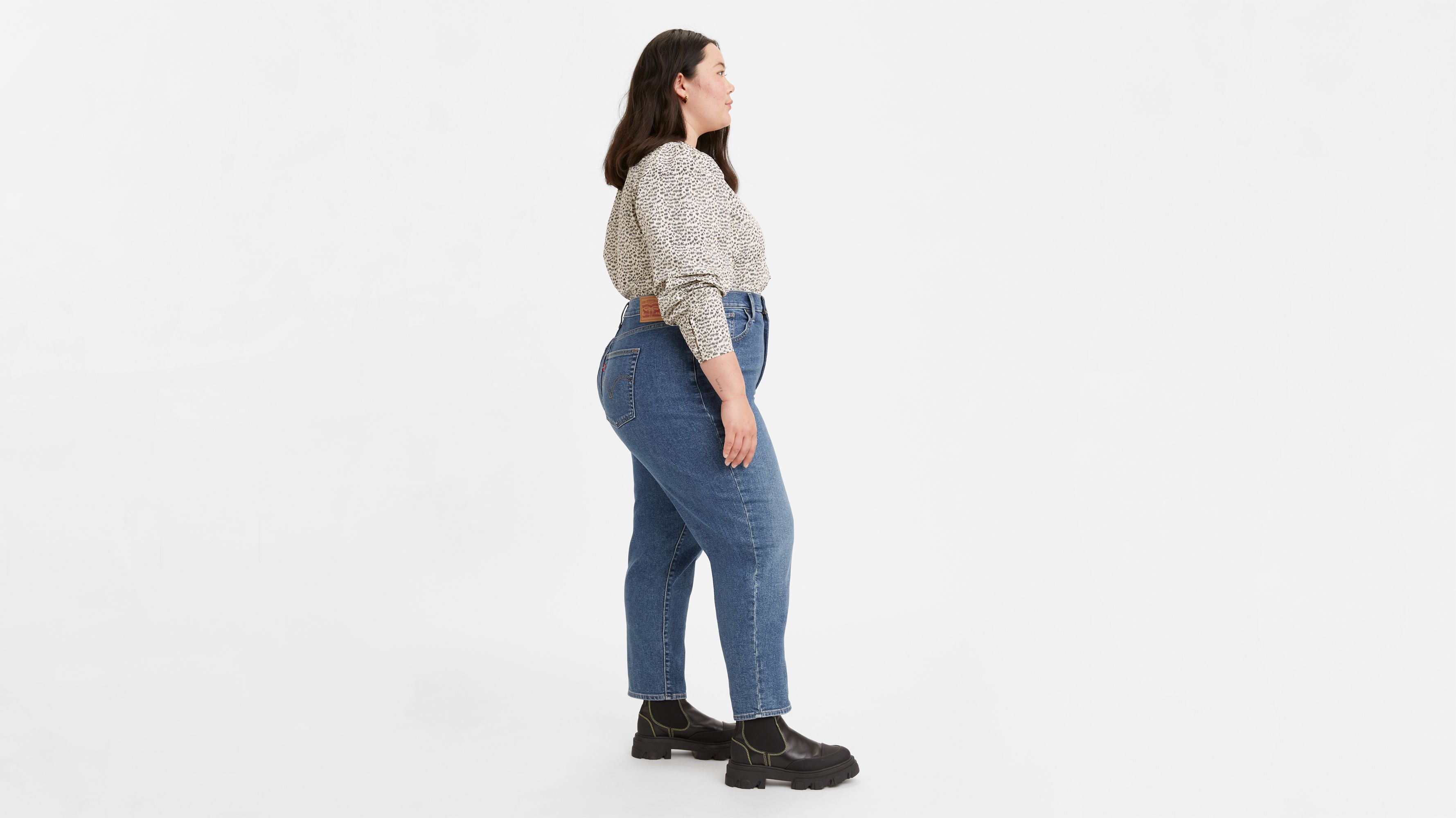 zella blue mom jeans