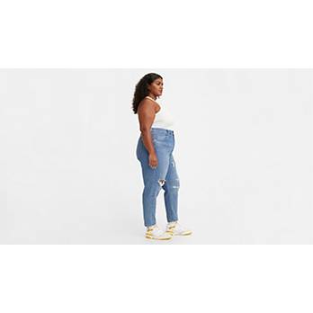 High Waisted Mom Women's Jeans (Plus Size) 2