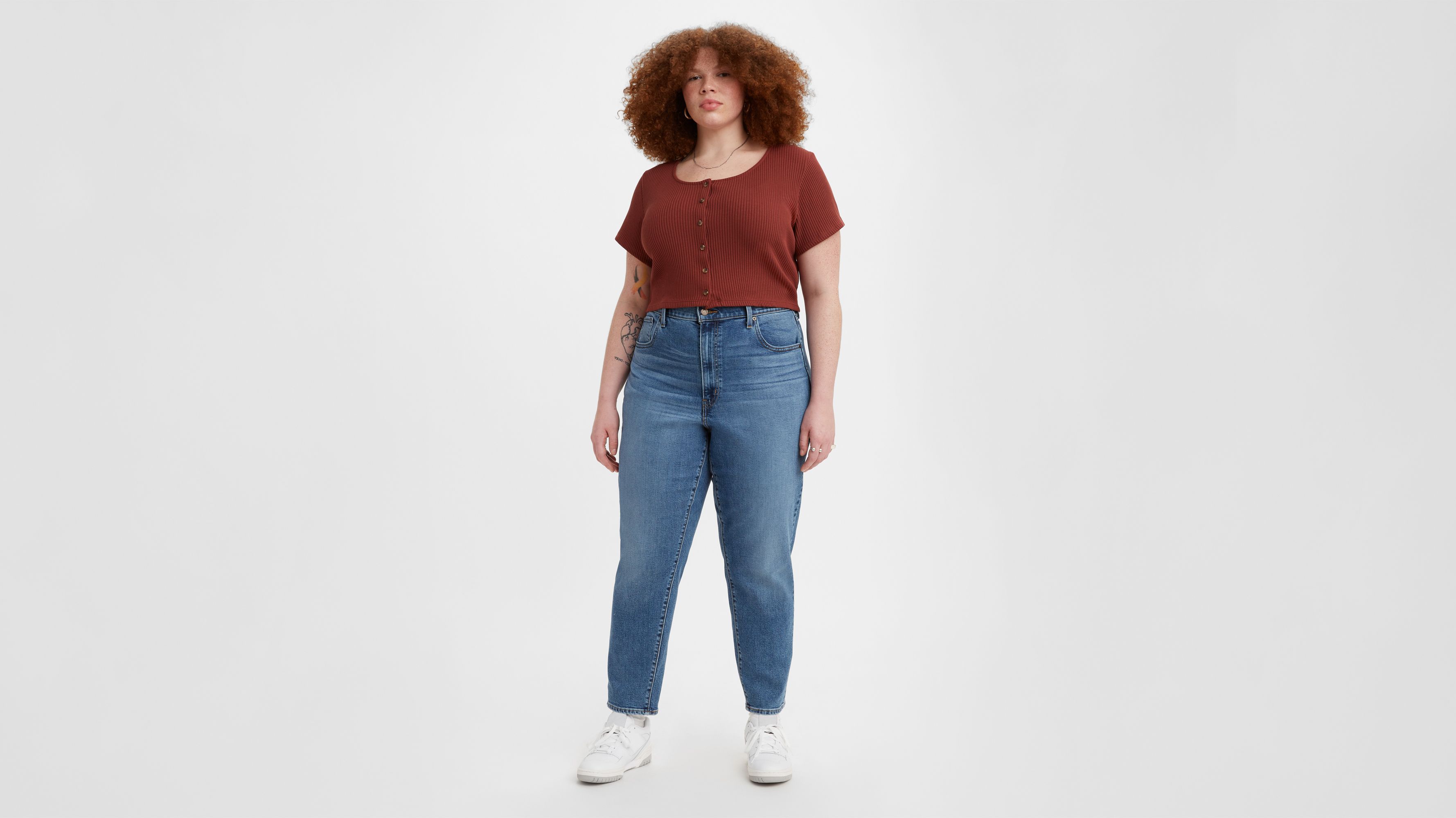 【BAON】Konei Washing Denim Pants XL~ Xl Chino Women's Jeans - Medium Wash | Levi's® CA