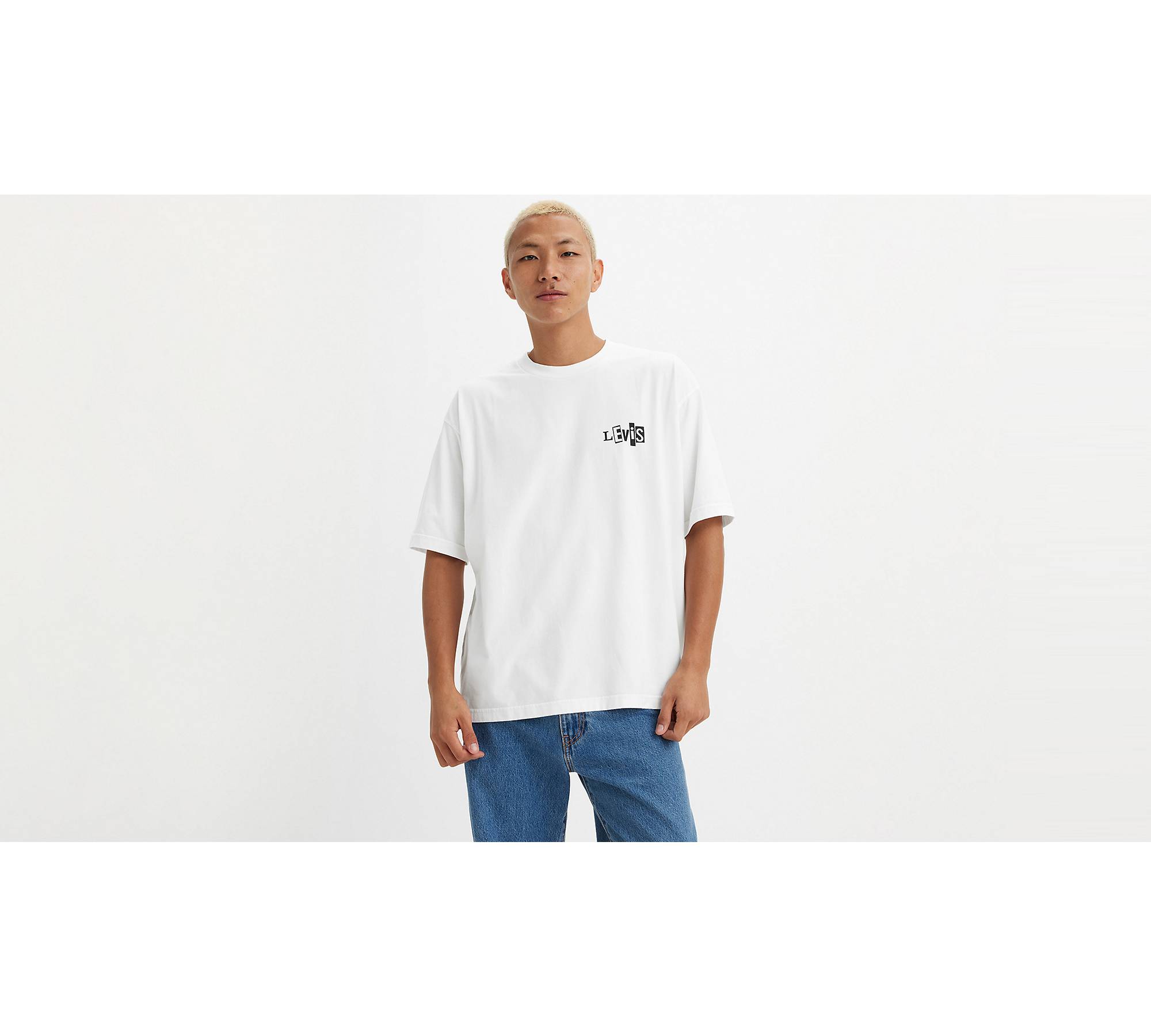 Levi's Skateboarding Graphic Boxy T-Shirt - Men's - Core White XXL