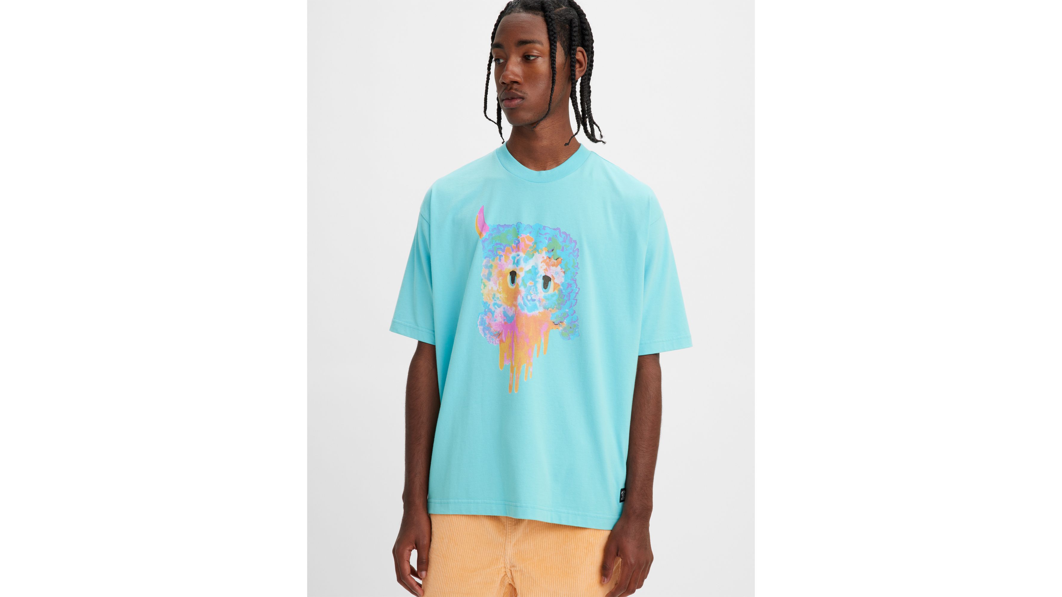 Levi's® Skateboarding Graphic Boxy T-shirt - Blue | Levi's® US