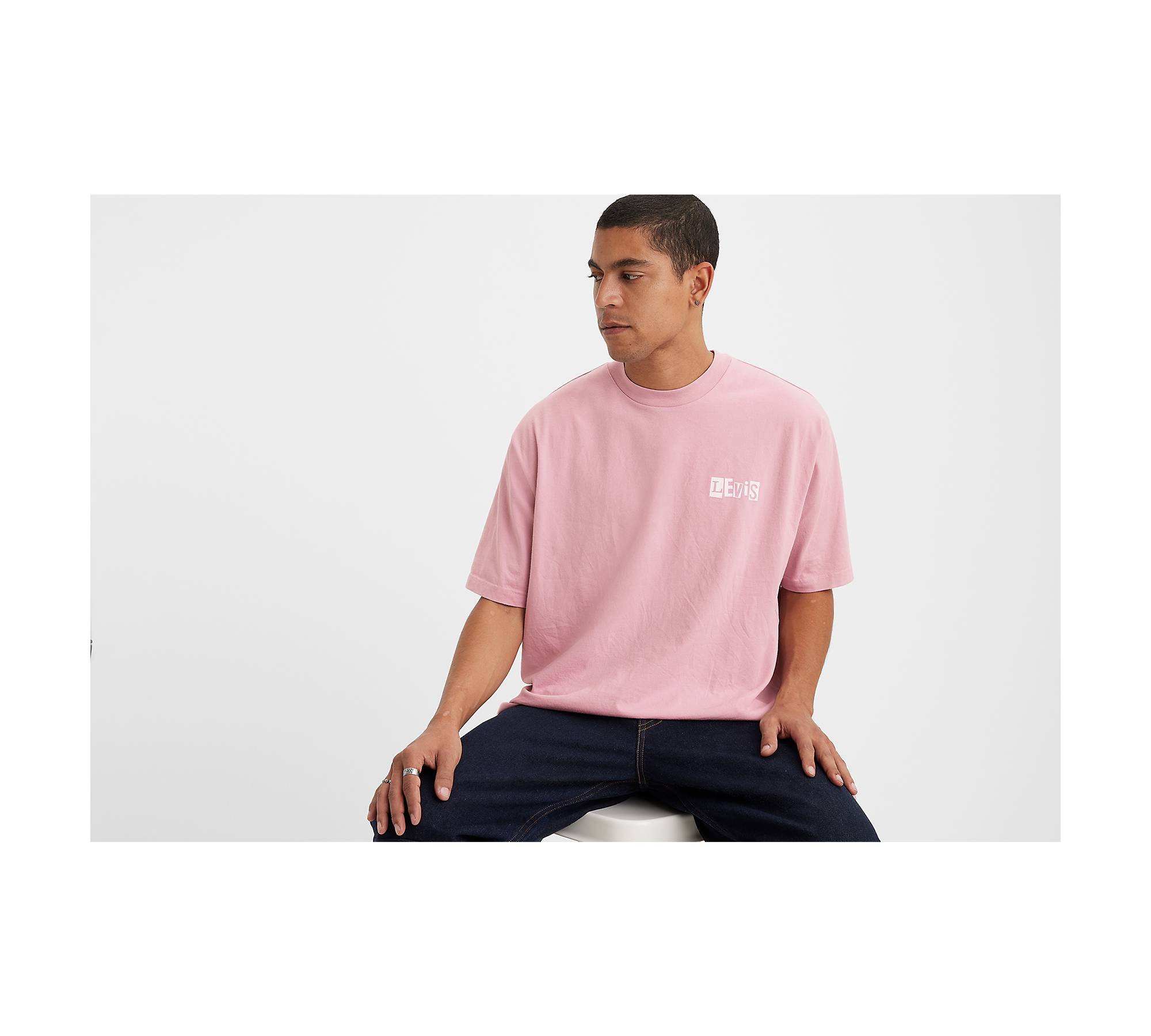 Levi's® Skateboarding Boxy Graphic T-shirt - Pink | Levi's® US