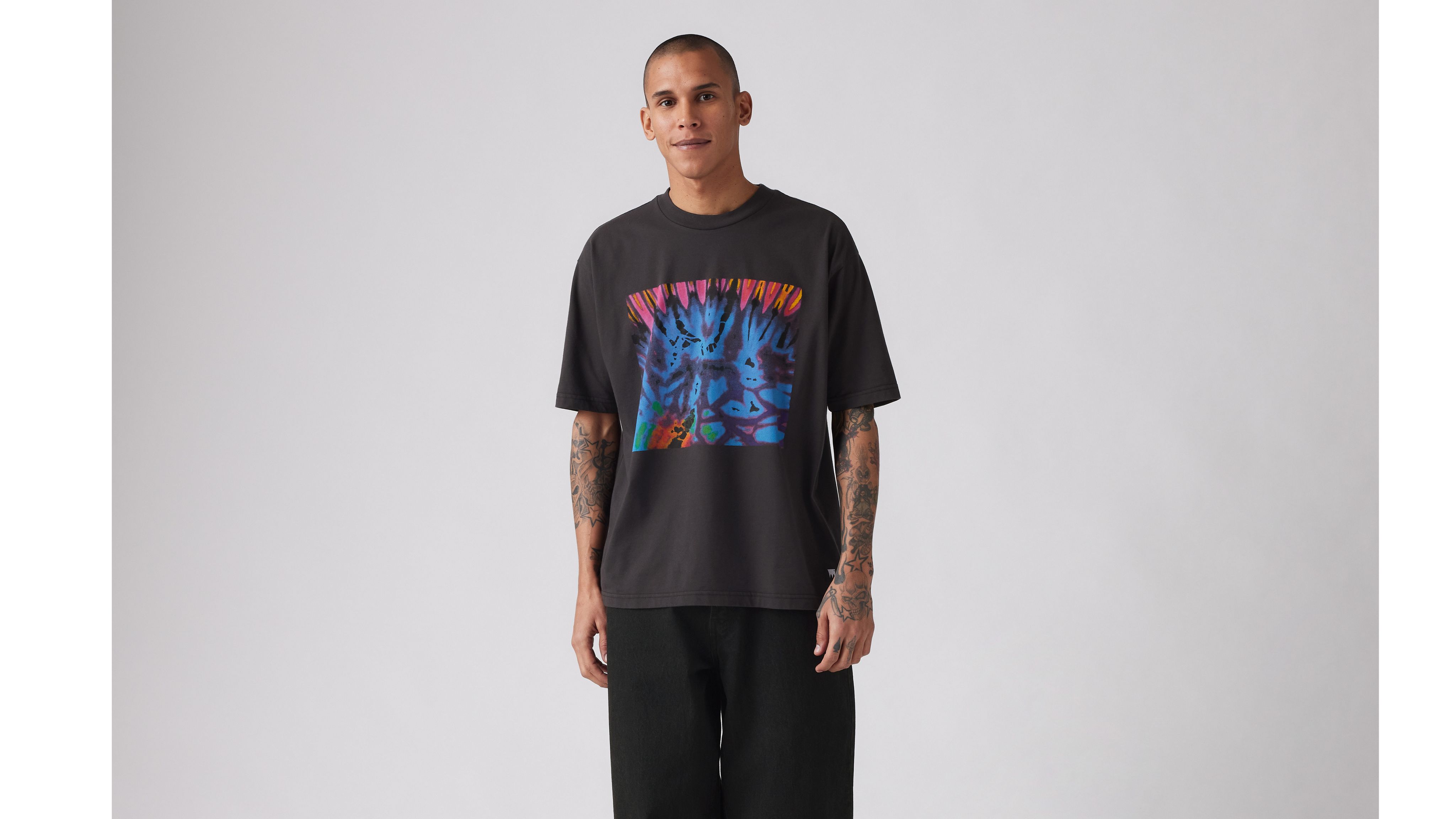 Levi's® Skateboarding Graphic Boxy T-shirt - Black | Levi's® US