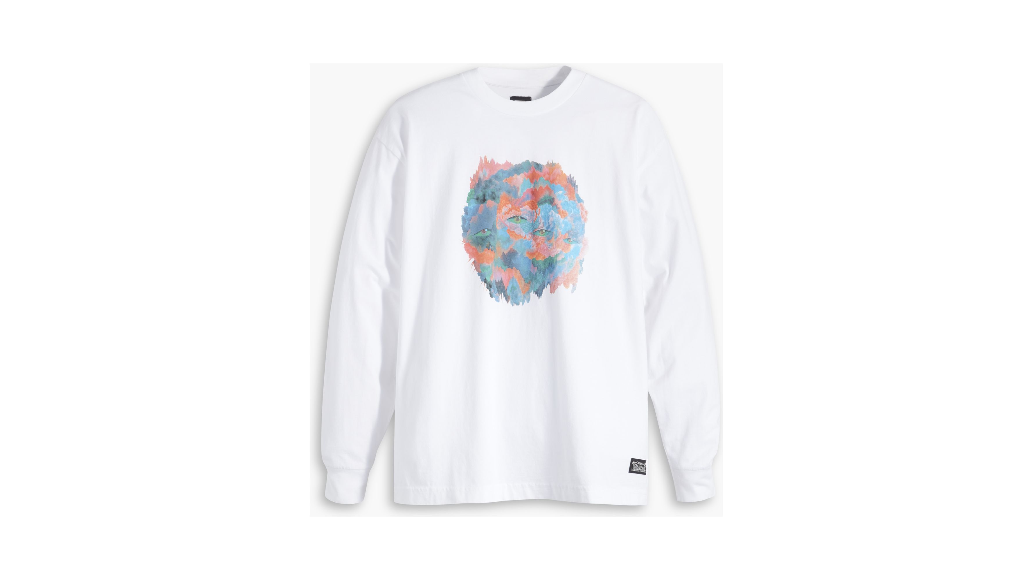 T-shirt manches longues graphique skate boxy 4