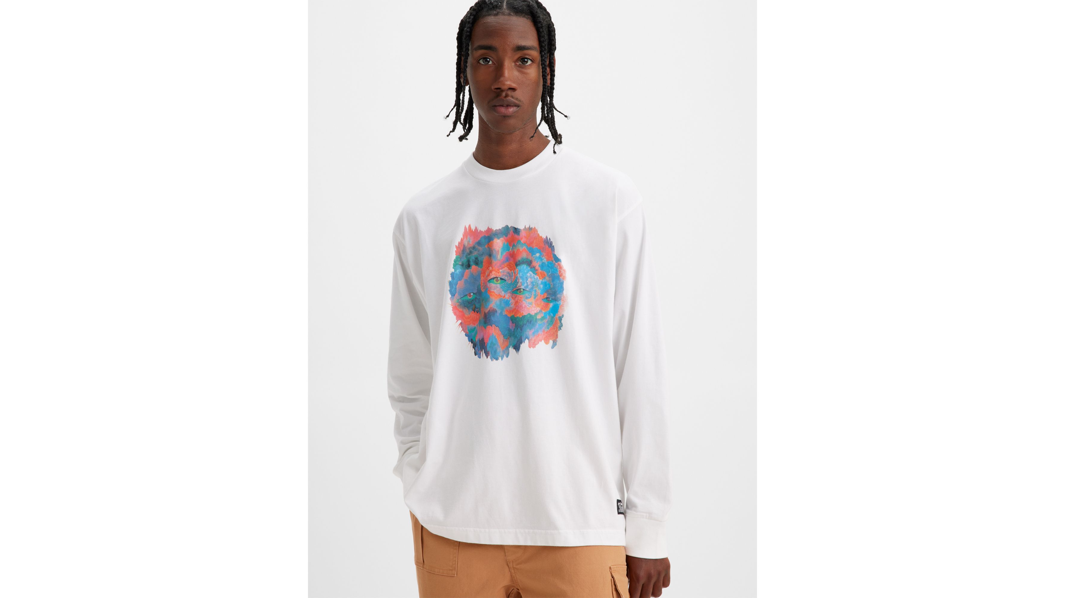 T-shirt manches longues graphique skate boxy 1