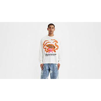 Levi's® Skate™ Graphic Box T-shirt met lange mouwen 4