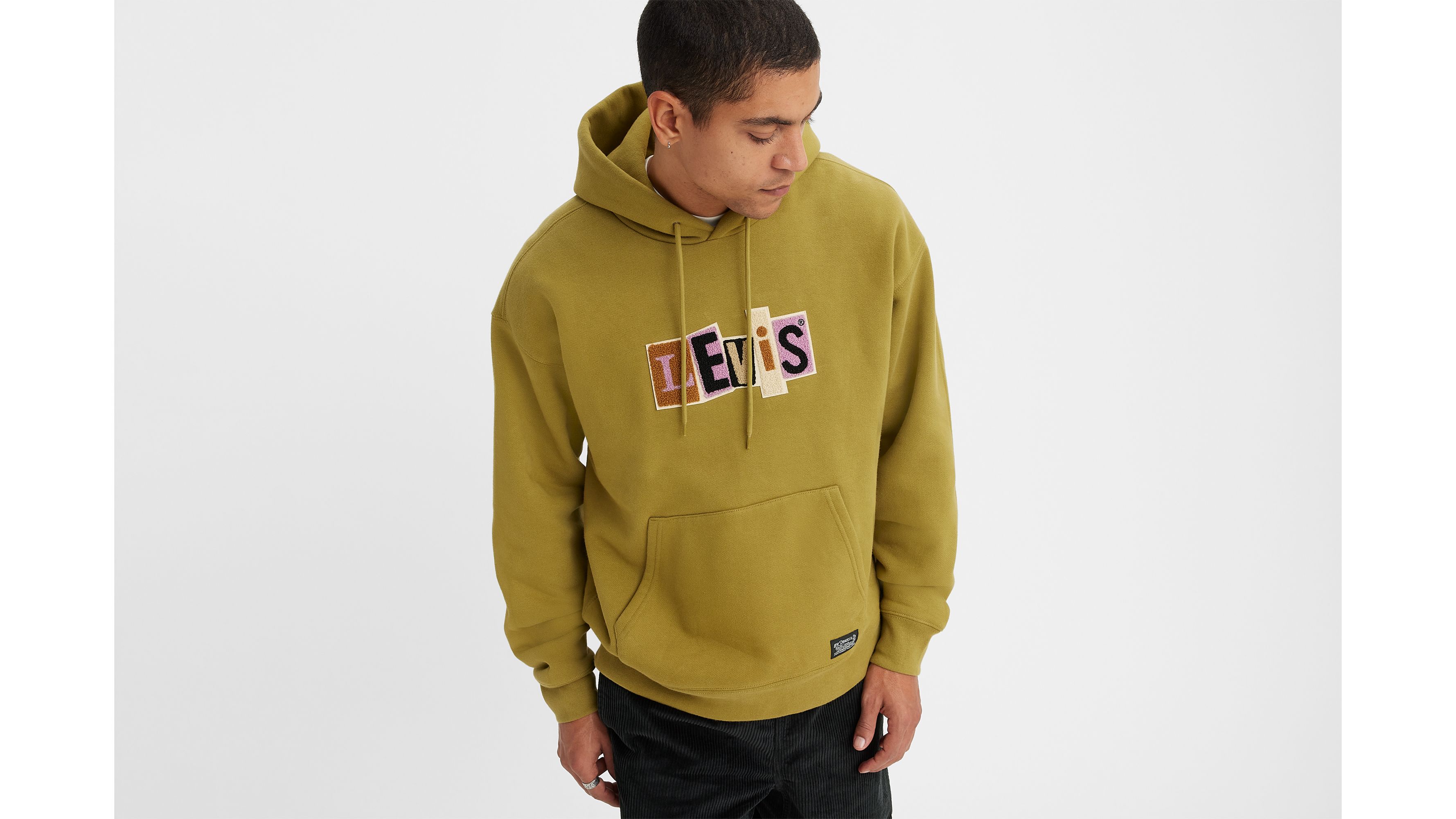 Levis store hoodie green