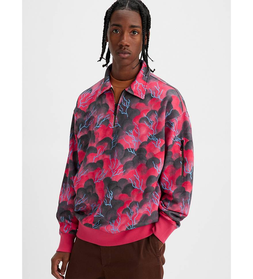 Levi's® Skate™ New Quarter Zip Pullover - Multi Colour | Levi's® GR
