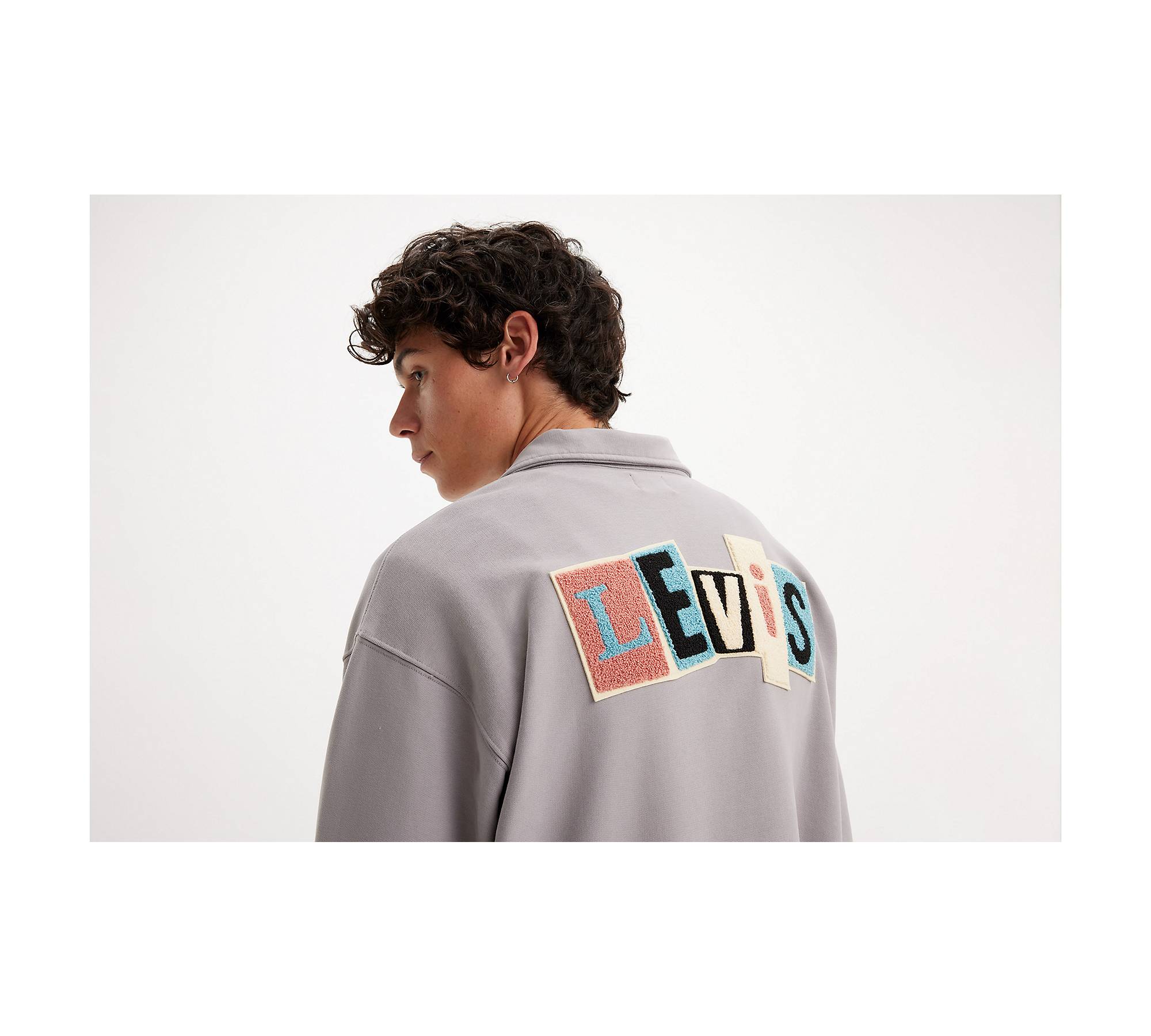 Levi's® Skateboarding™ Quarter-zip Sweatshirt - Grey | Levi's® US