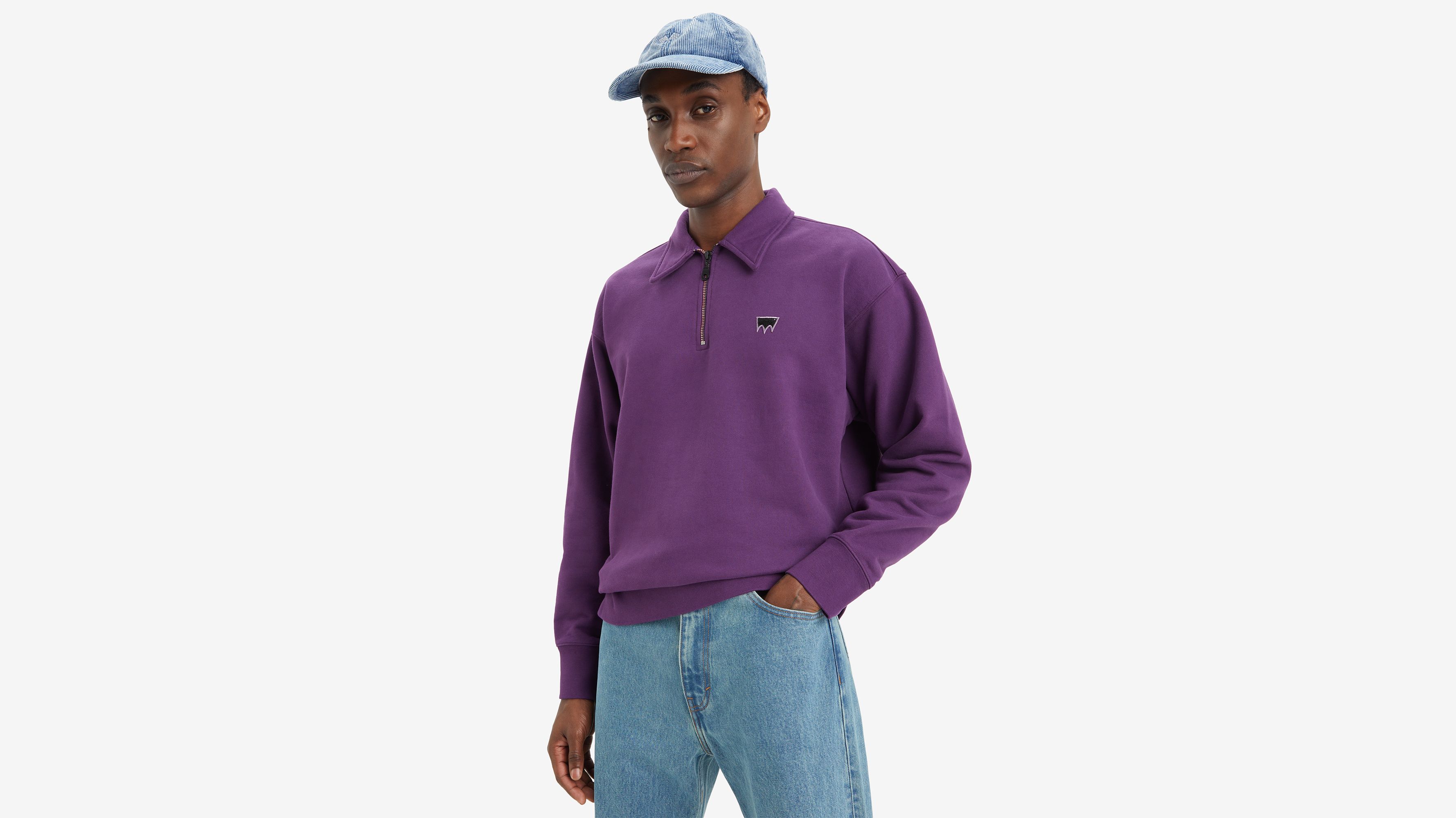 Levi's® Skateboarding™  Quarter-Zip Sweatshirt