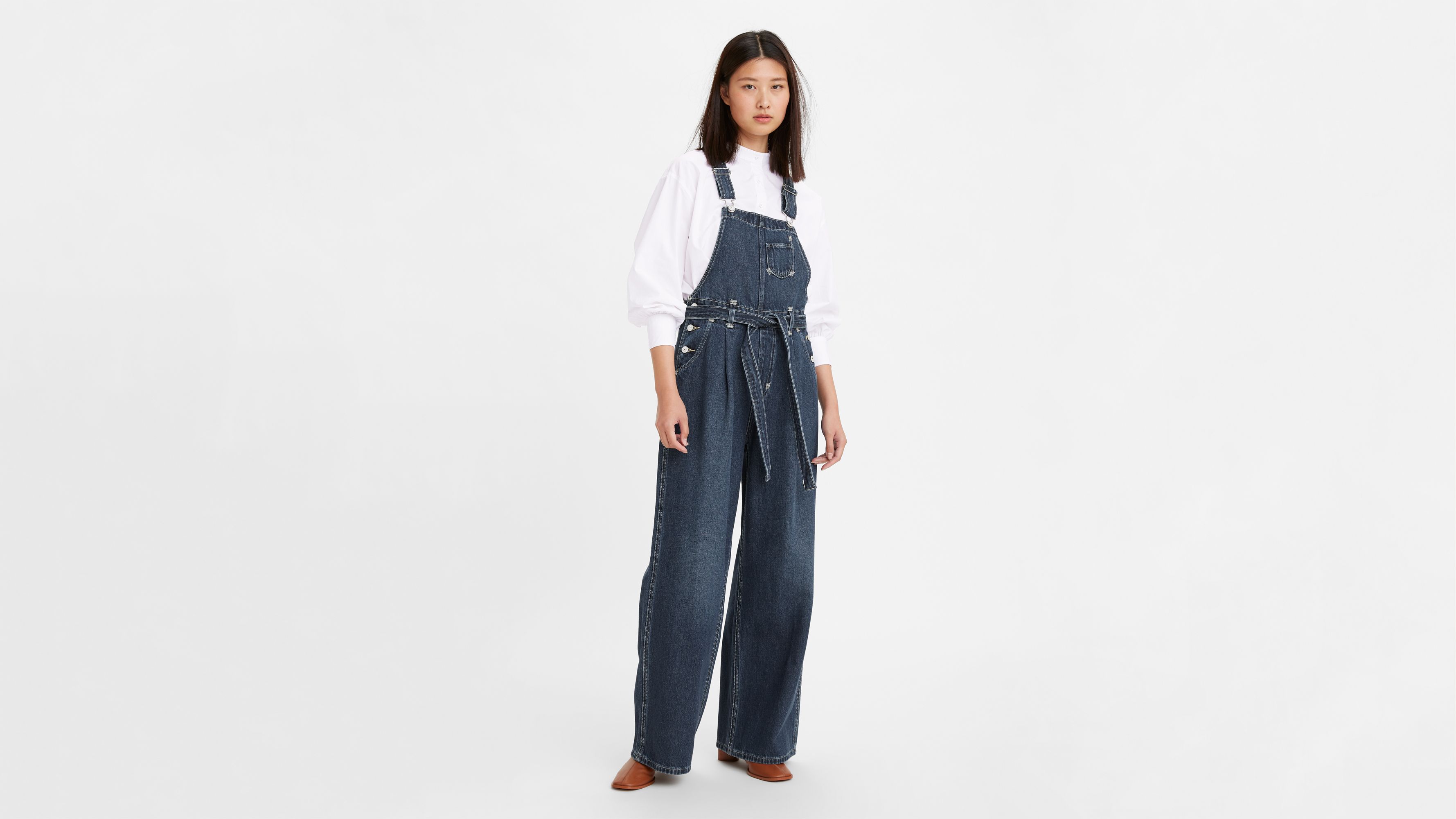 Loose Denim Overalls 2