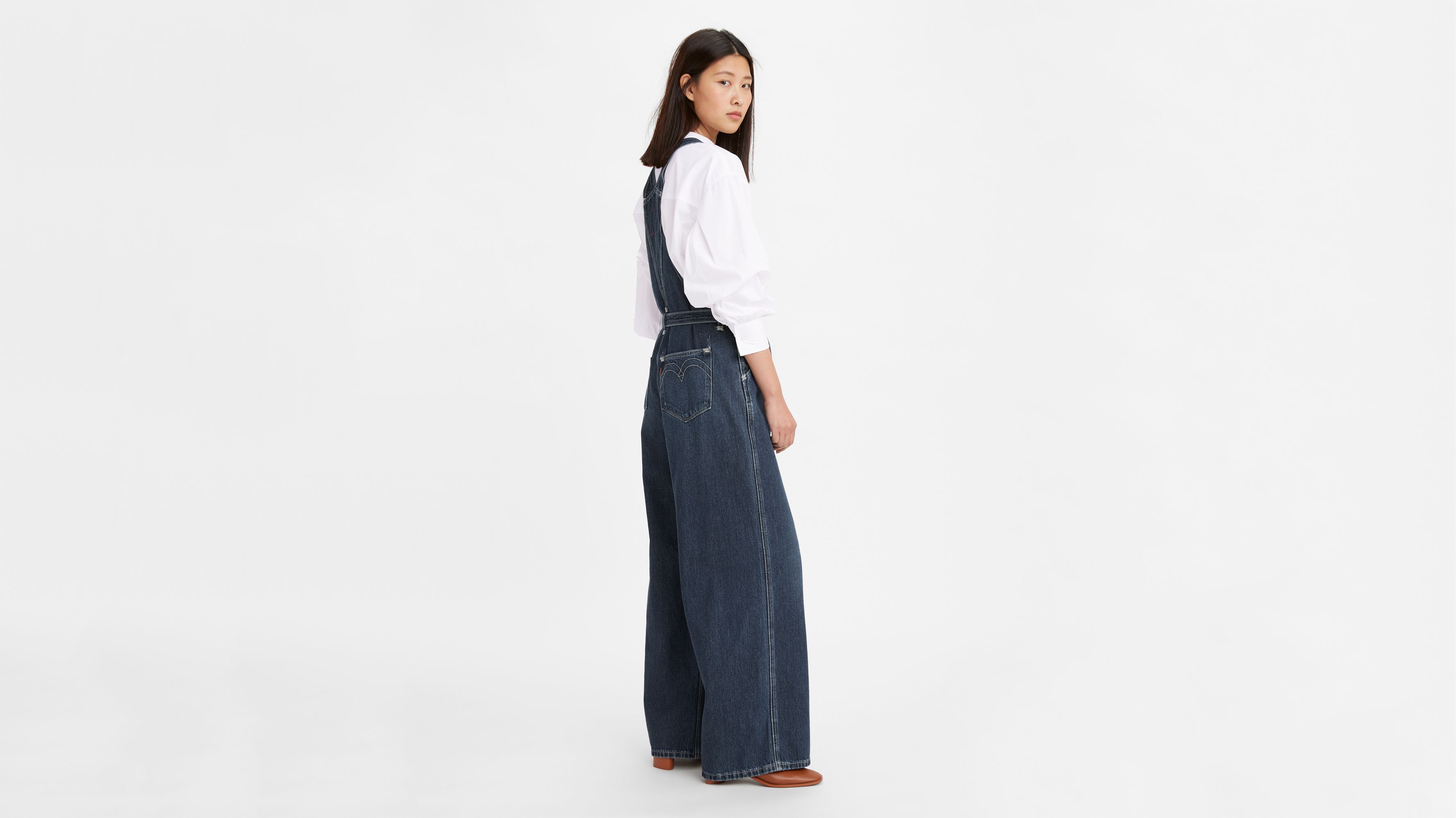 Loose Denim Overalls 3