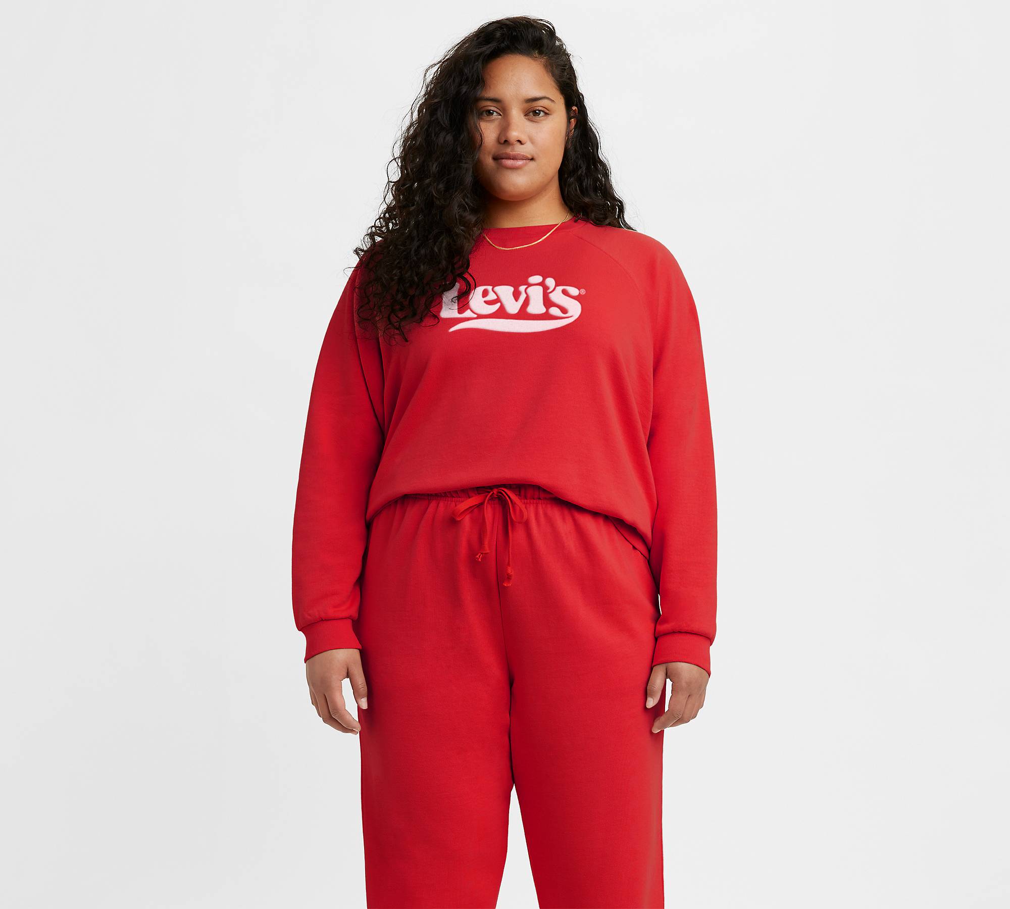 Vintage Raglan Crewneck Sweatshirt (plus Size) - Red | Levi's® US