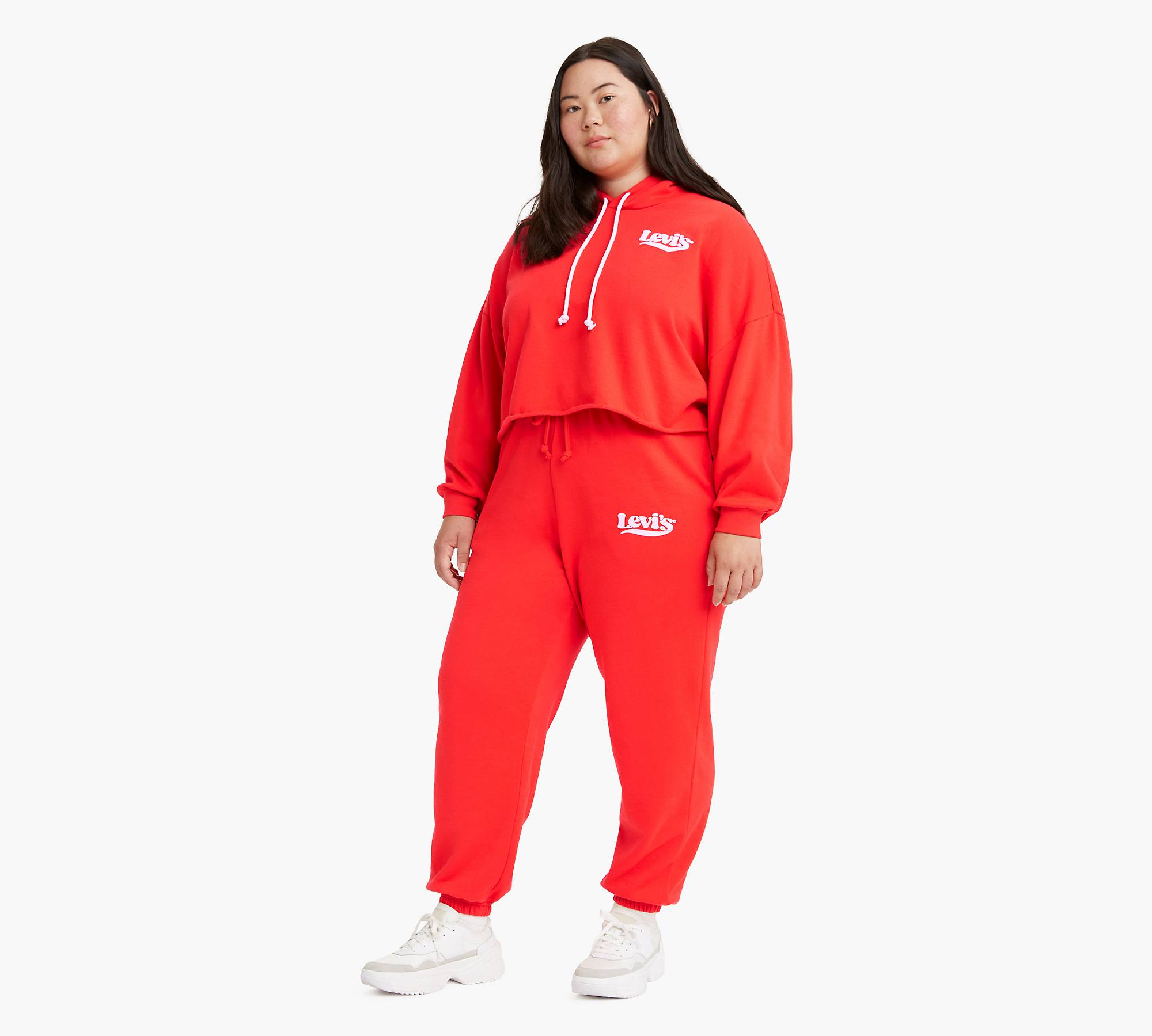 Benchwarmer Women's Sweatpants (plus Size) - Red
