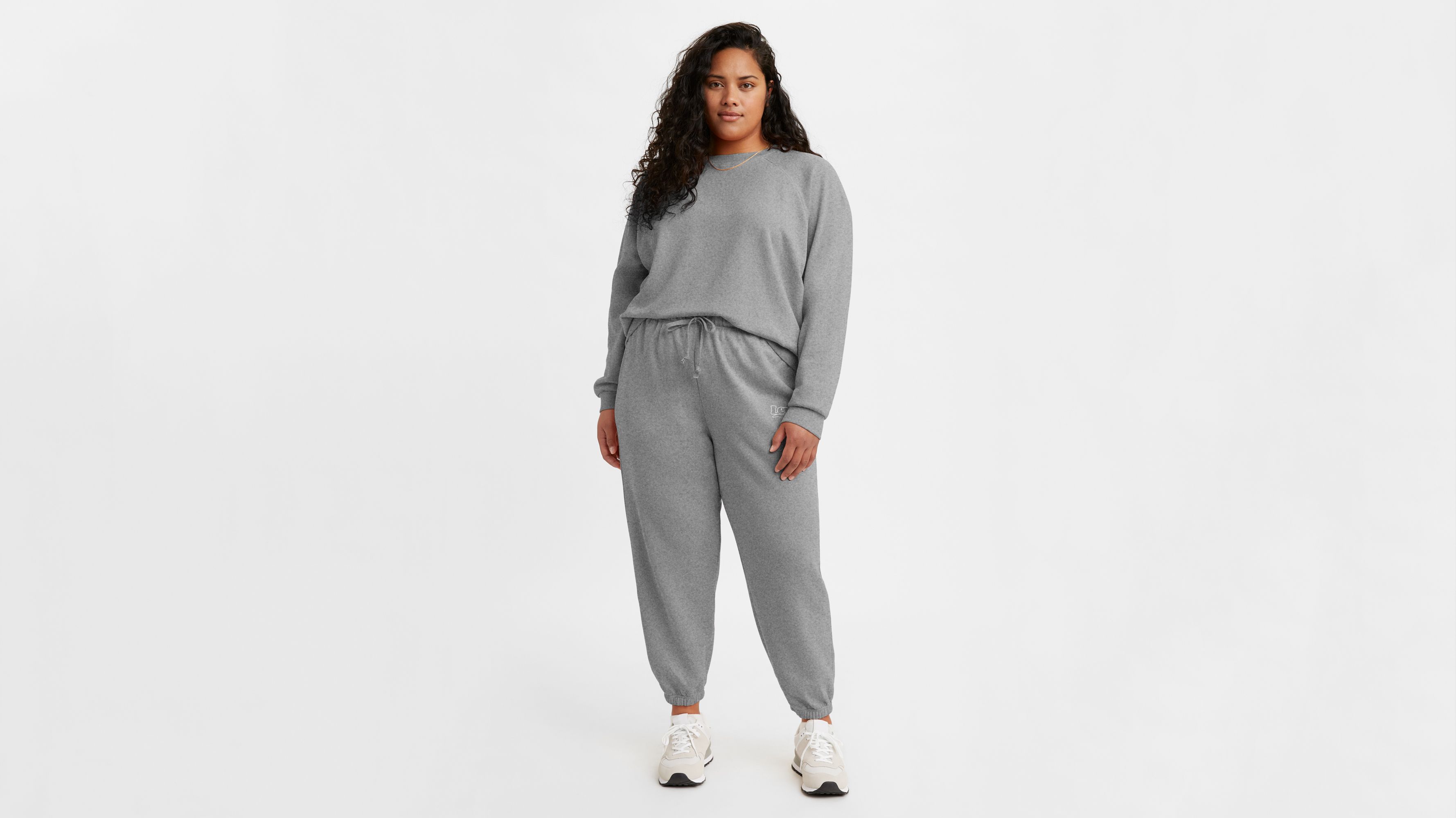 Plus size store grey sweatpants