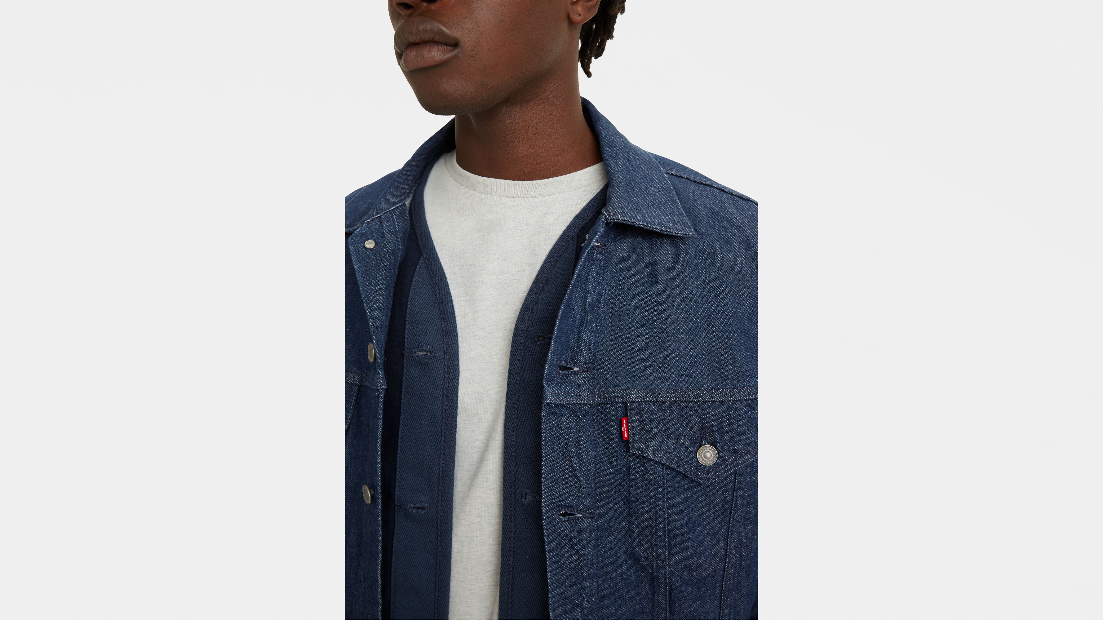 Levi's® Wellthread® Lined Vintage Fit Trucker - Dark Wash | Levi's® US