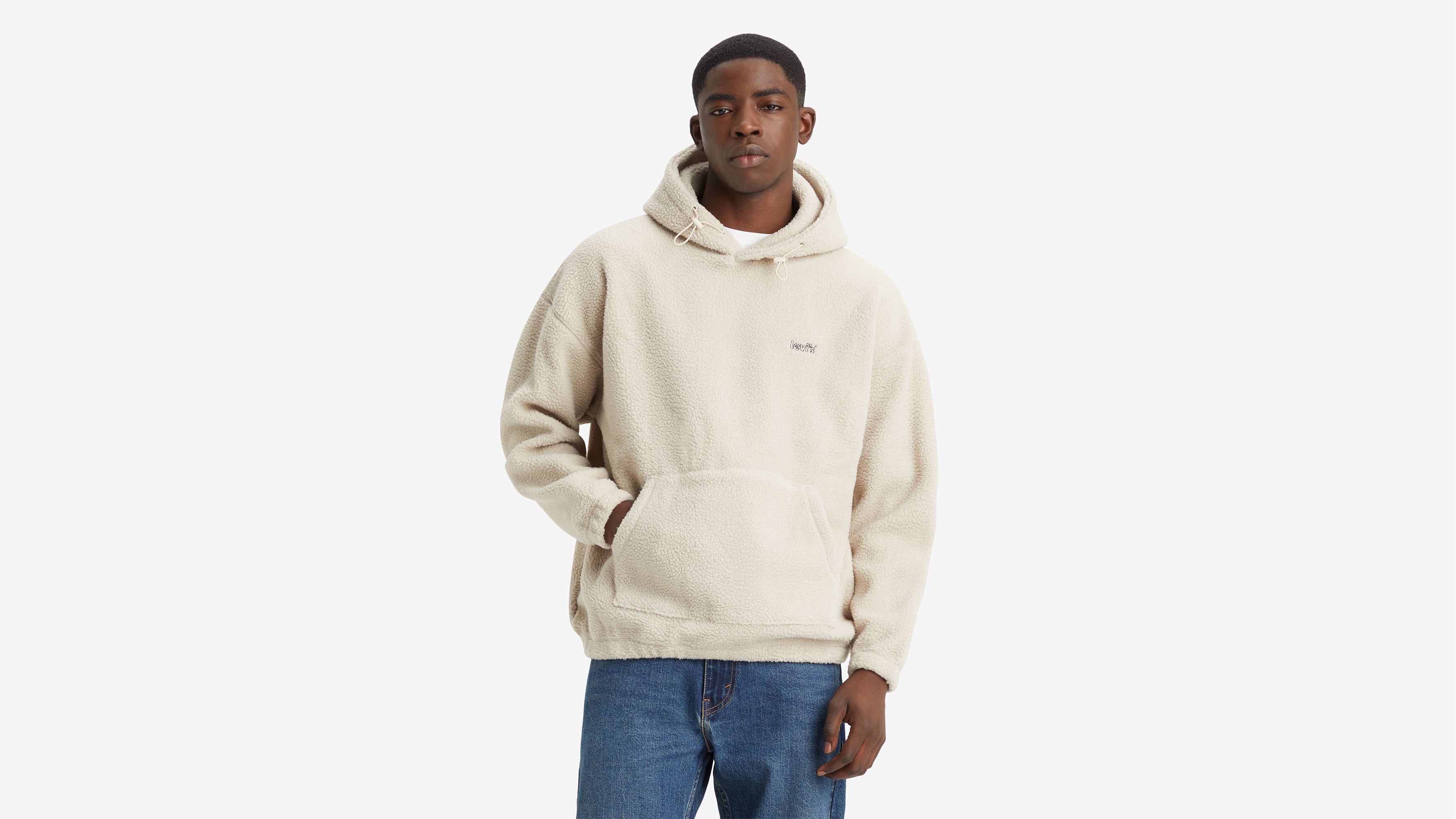 Funnel neck fleece clearance hoodie